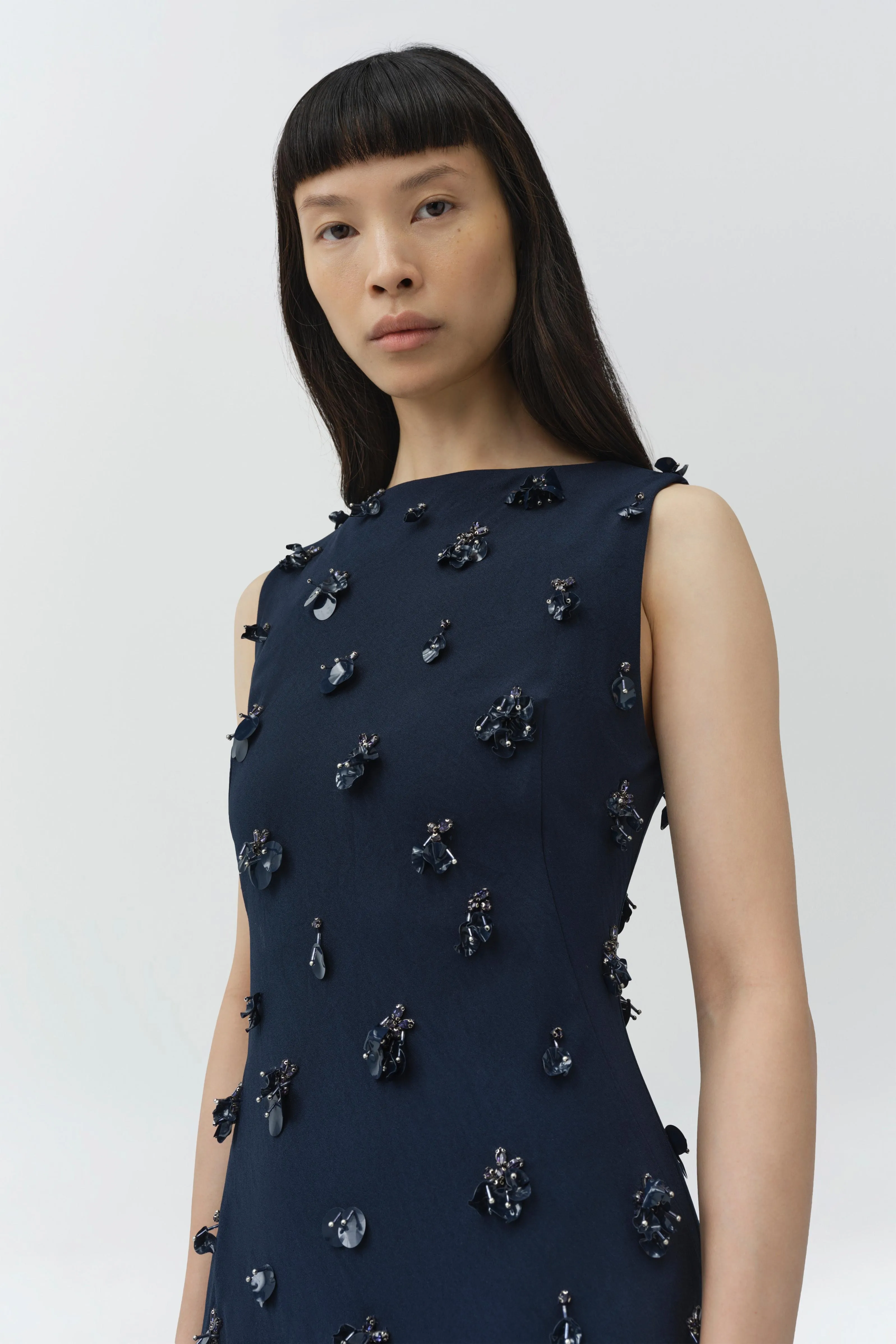 Claudia Embellished Crepe Midi Dress sold by Simkhai product image thumbnail 3