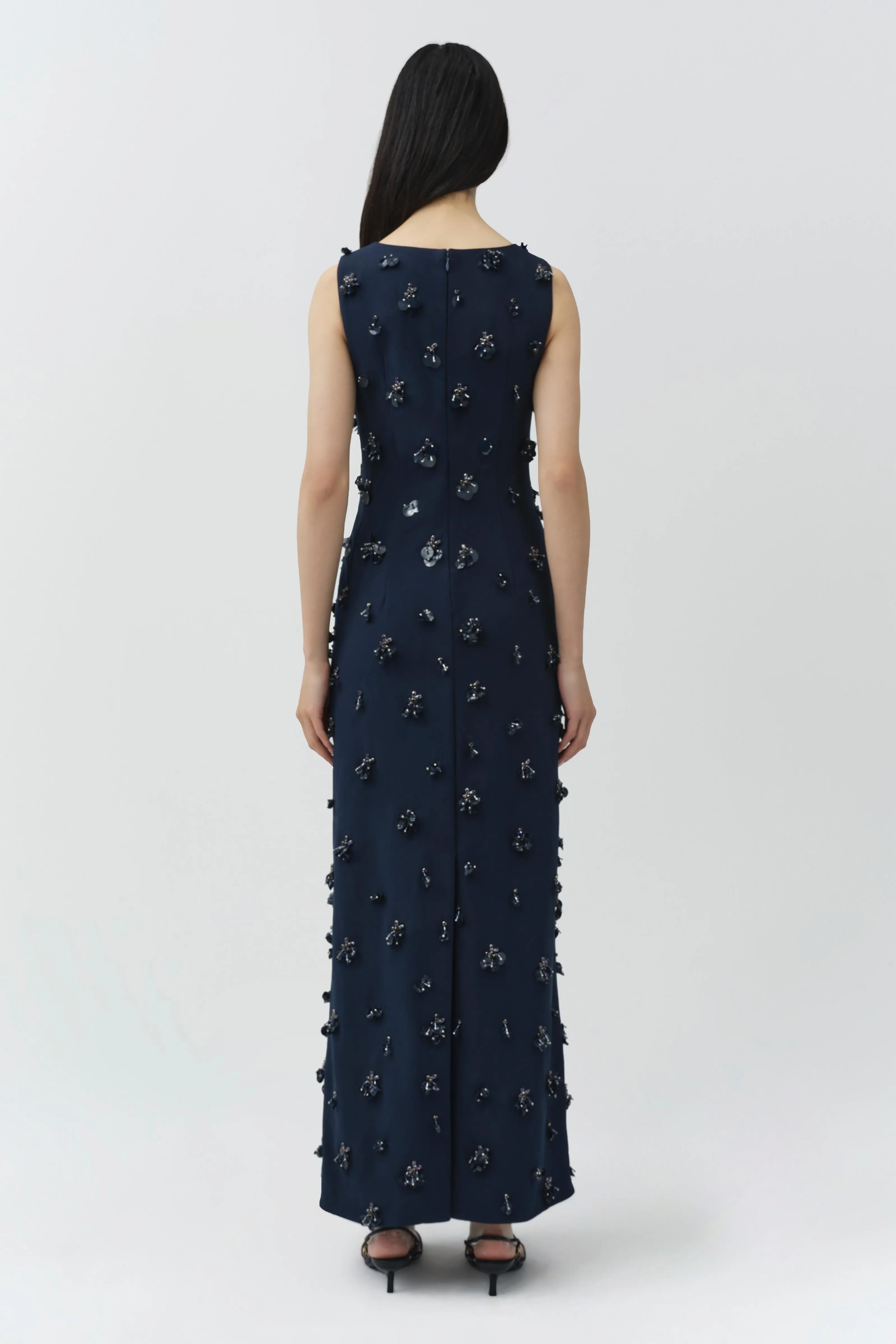 Claudia Embellished Crepe Midi Dress sold by Simkhai product image thumbnail 5