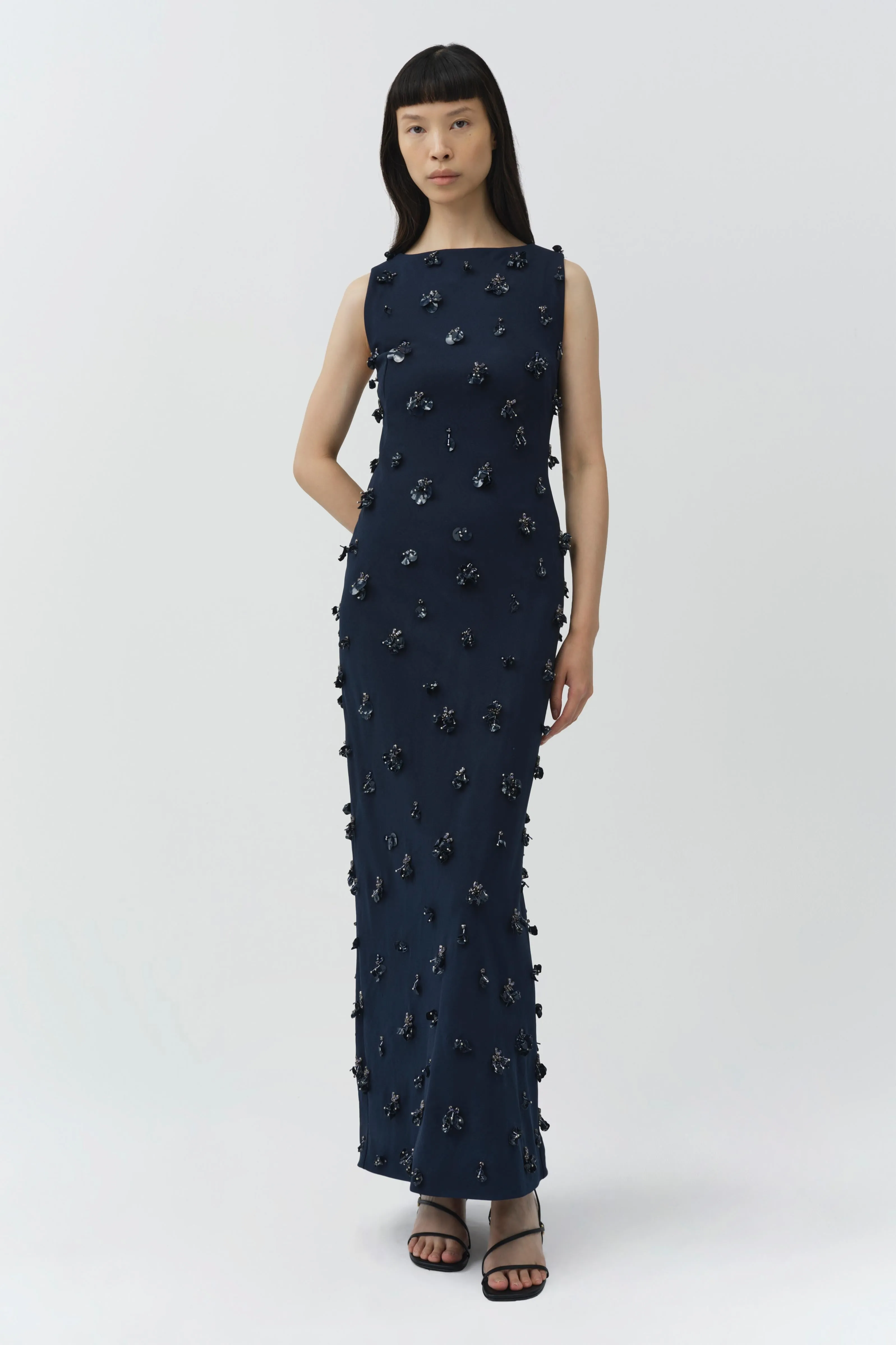 Claudia Embellished Crepe Midi Dress sold by Simkhai product image thumbnail 2