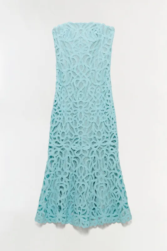 Clairis Lace Bustier Midi Dress made by Simkhai