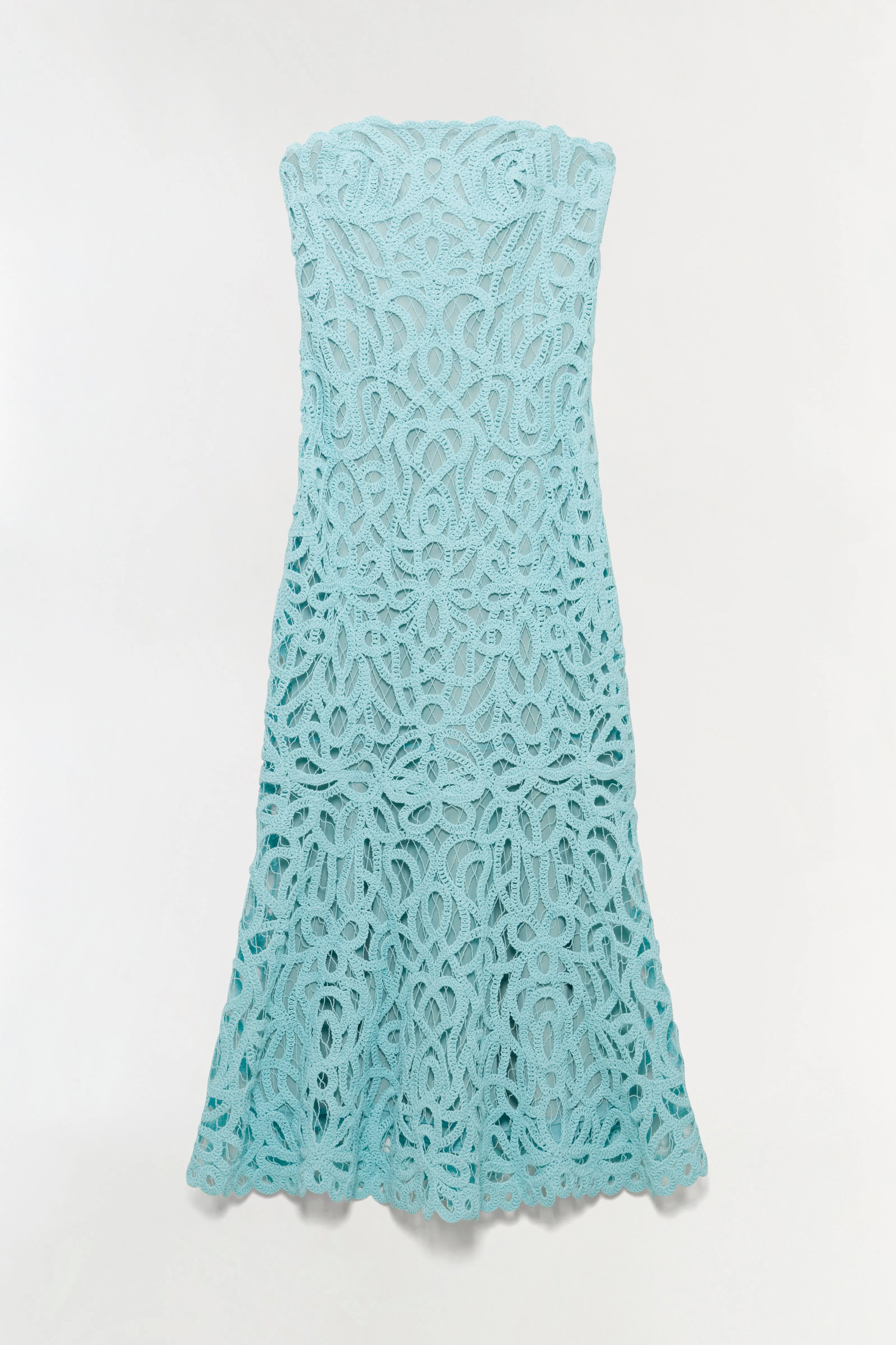 Clairis Lace Bustier Midi Dress sold by Simkhai