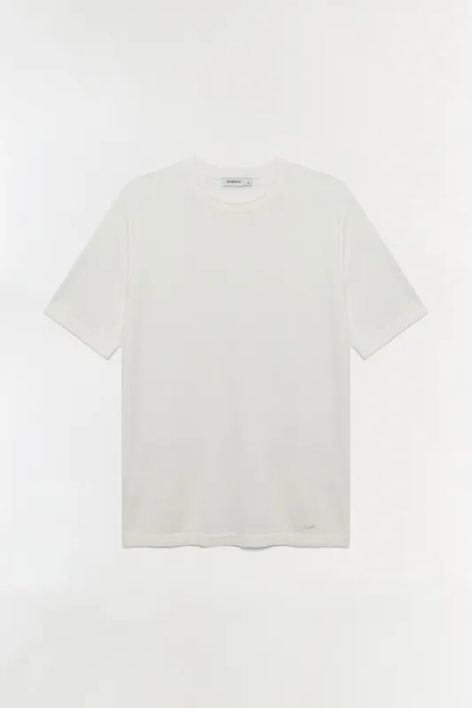 Duke Cotton Silk Tee made by Simkhai
