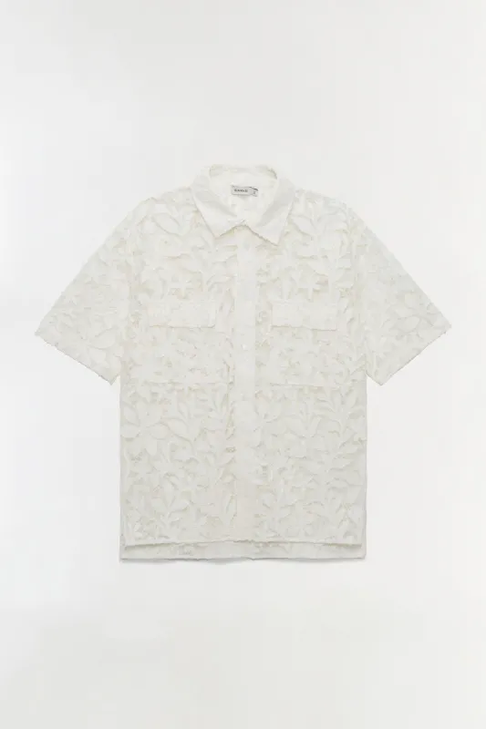 Alan Cotton Lace Shirt made by Simkhai