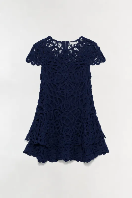 Lina Lace Mini Dress made by Simkhai