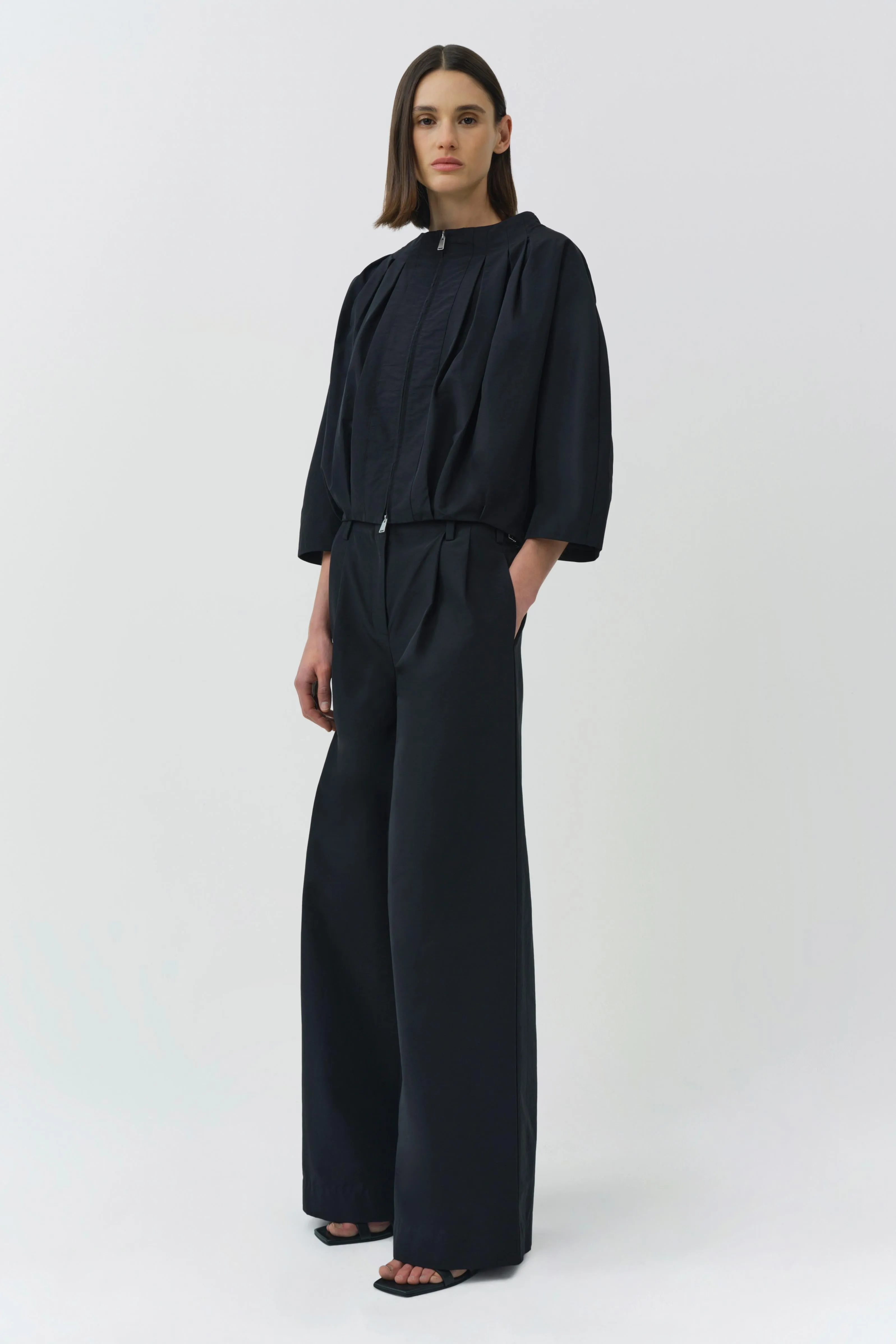 Leroy Pleated Wide Leg Pant sold by Simkhai product image thumbnail 3