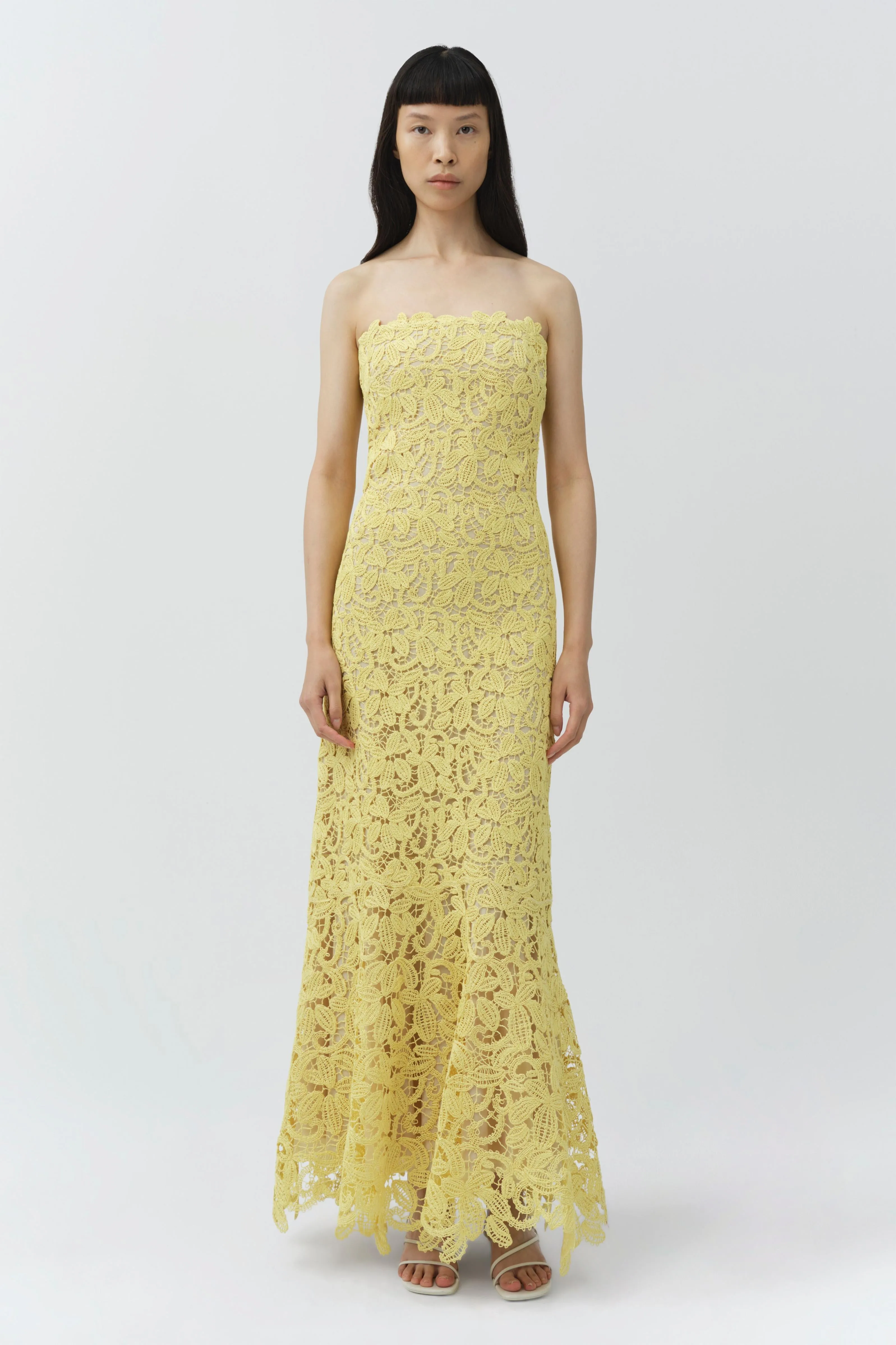 Sera Floral Raffia Bustier Midi Dress sold by Simkhai product image thumbnail 2