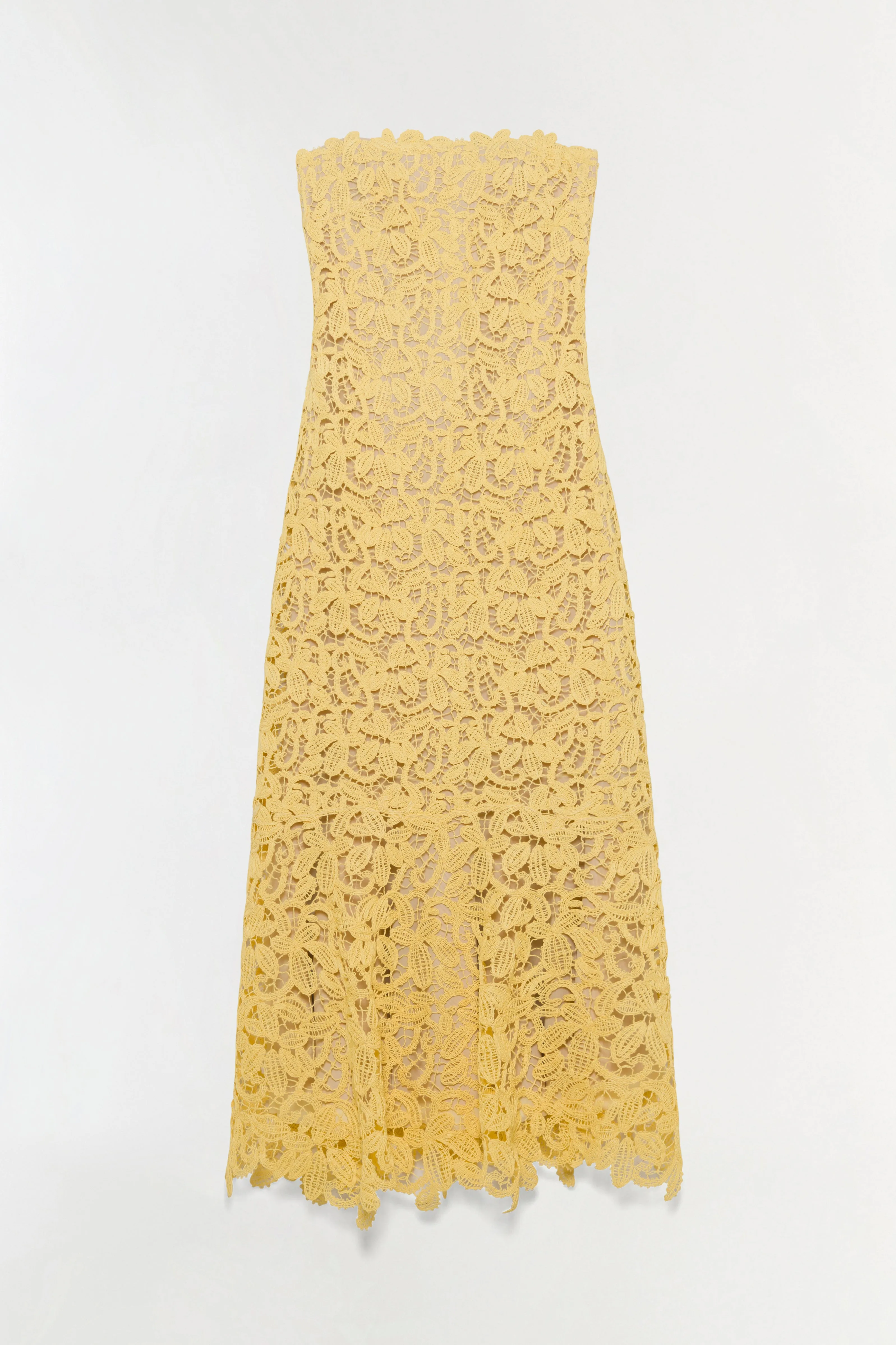 Sera Floral Raffia Bustier Midi Dress sold by Simkhai