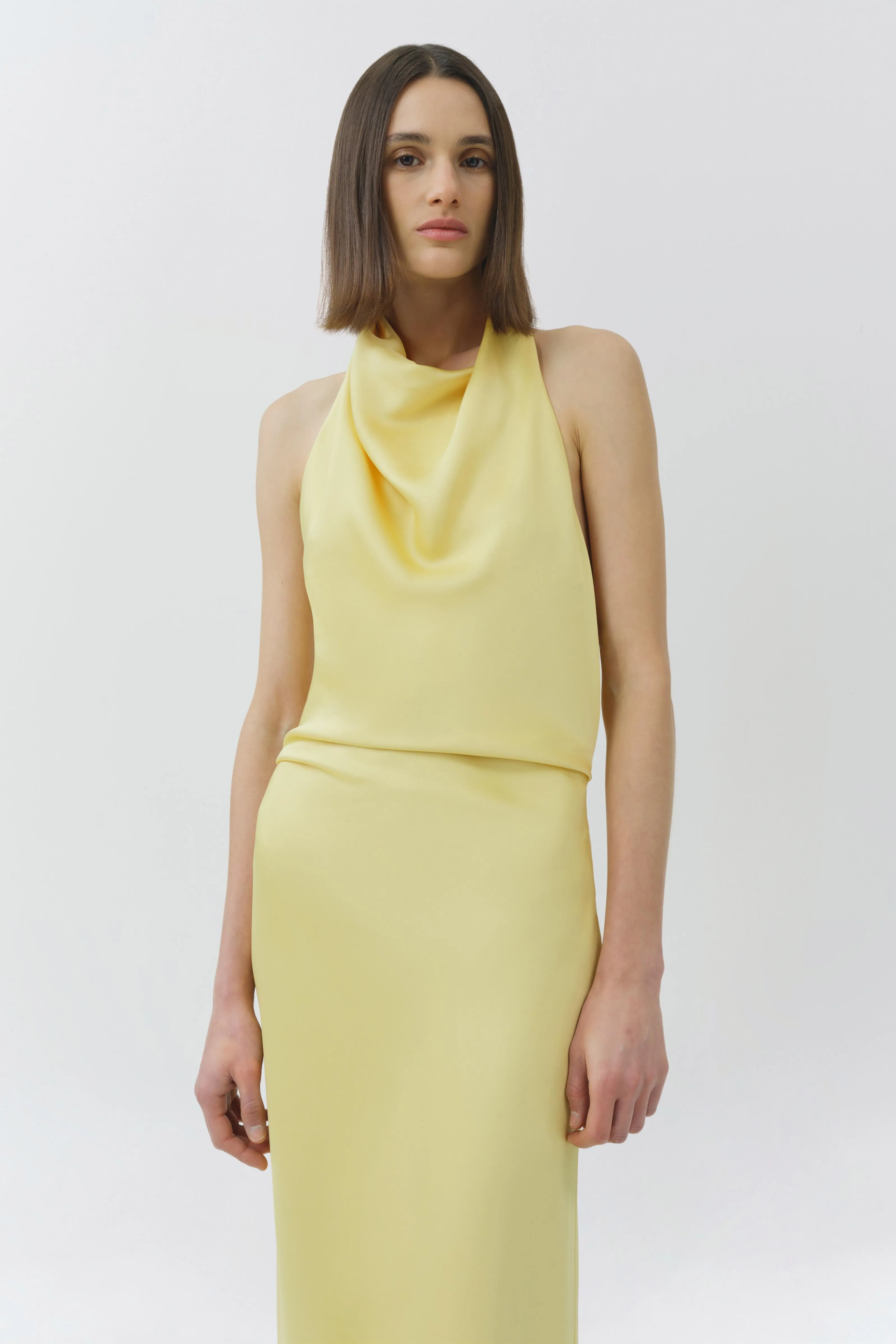Reannon Draped Satin Gown sold by Simkhai product image thumbnail 3