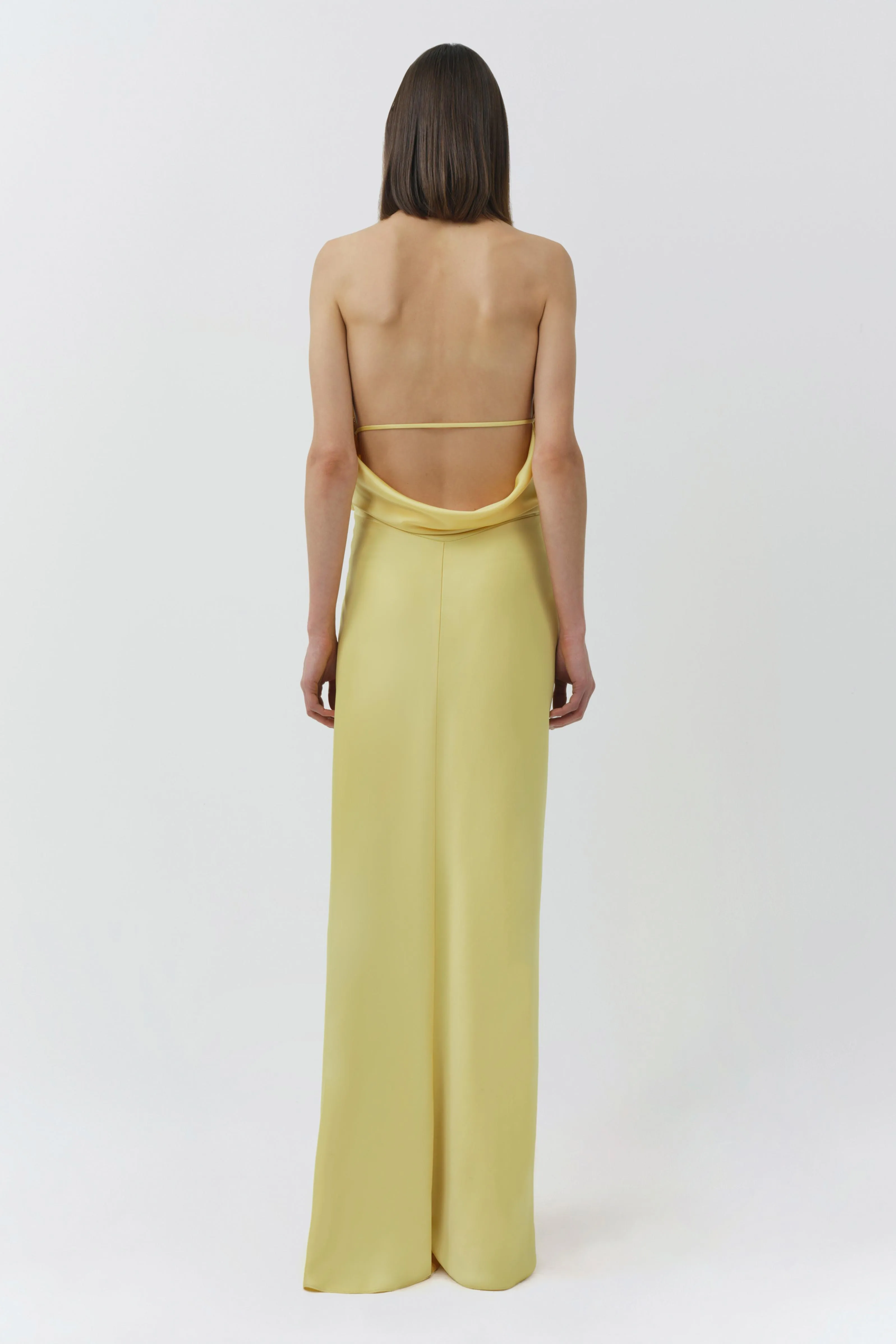 Reannon Draped Satin Gown sold by Simkhai product image thumbnail 5
