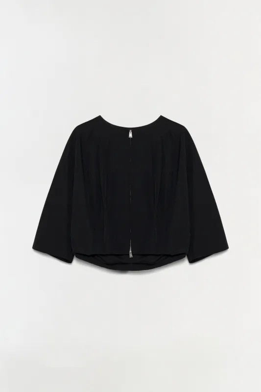 Jess Pleated Cotton Faille Jacket made by Simkhai