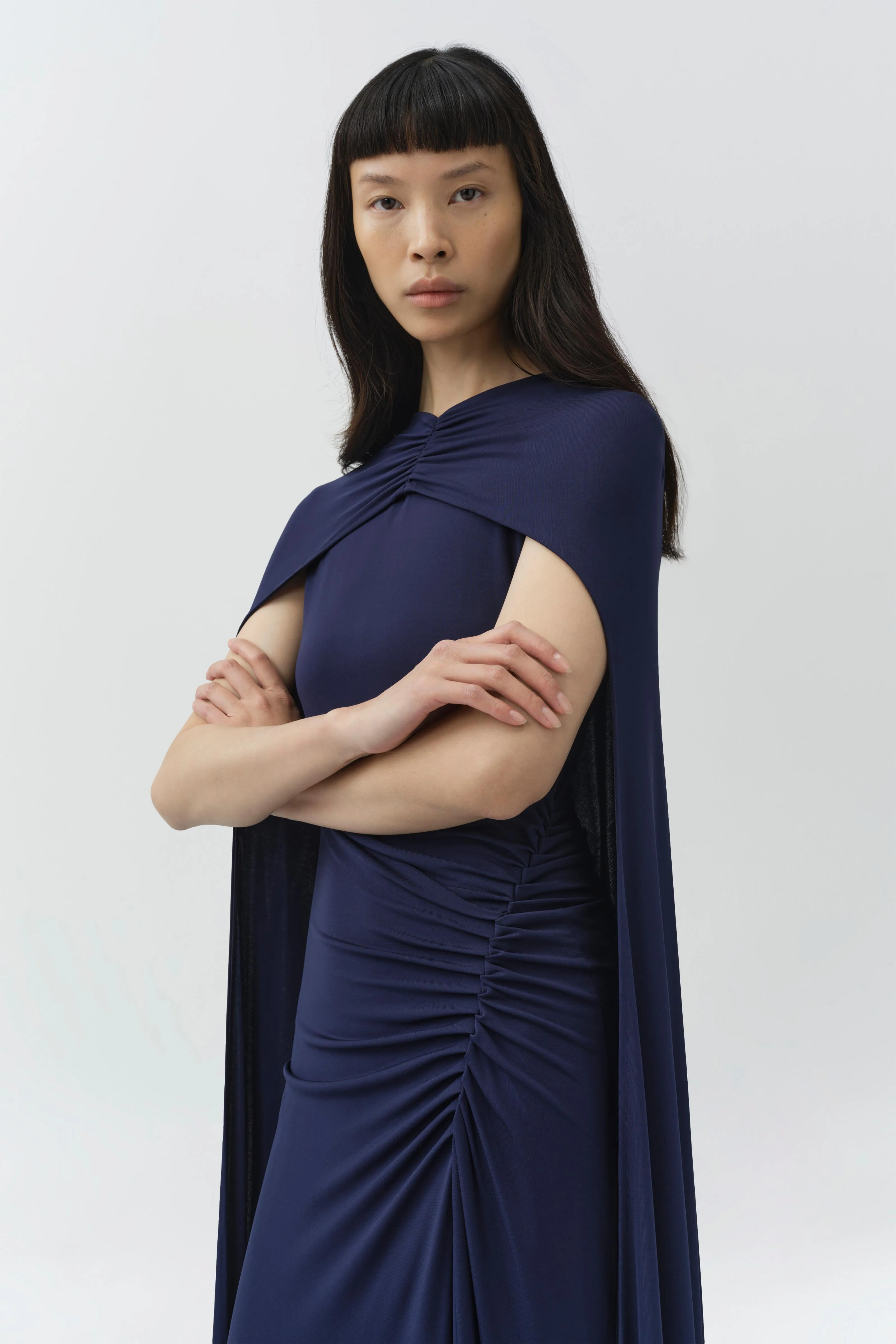 Demi Draped Jersey Cape Gown sold by Simkhai product image thumbnail 3