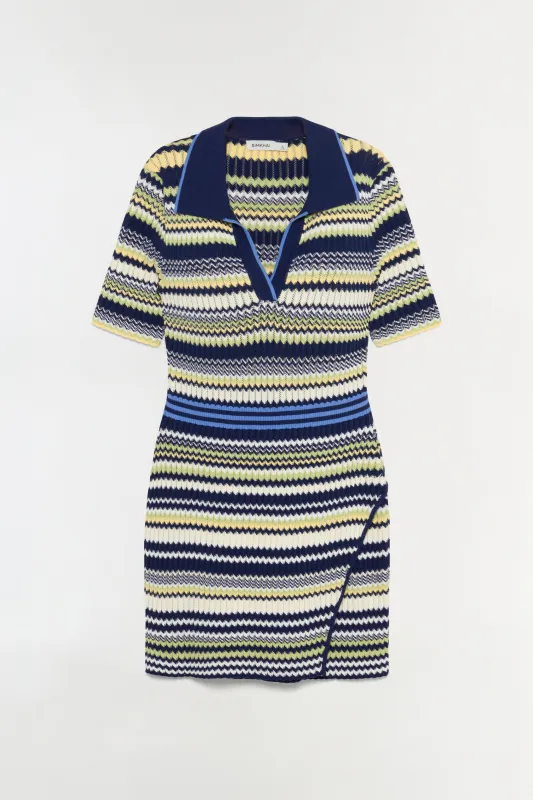 Lira Knit Polo Mini Dress made by Simkhai