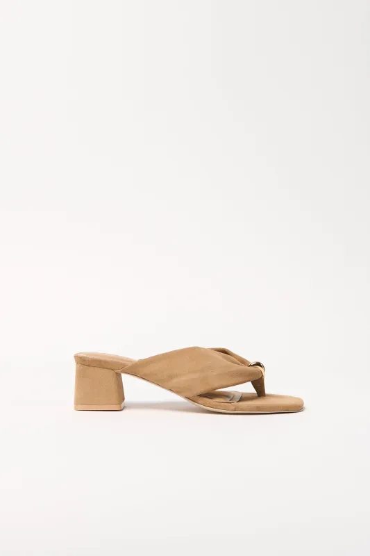 Stella Suede Block Heel made by Simkhai
