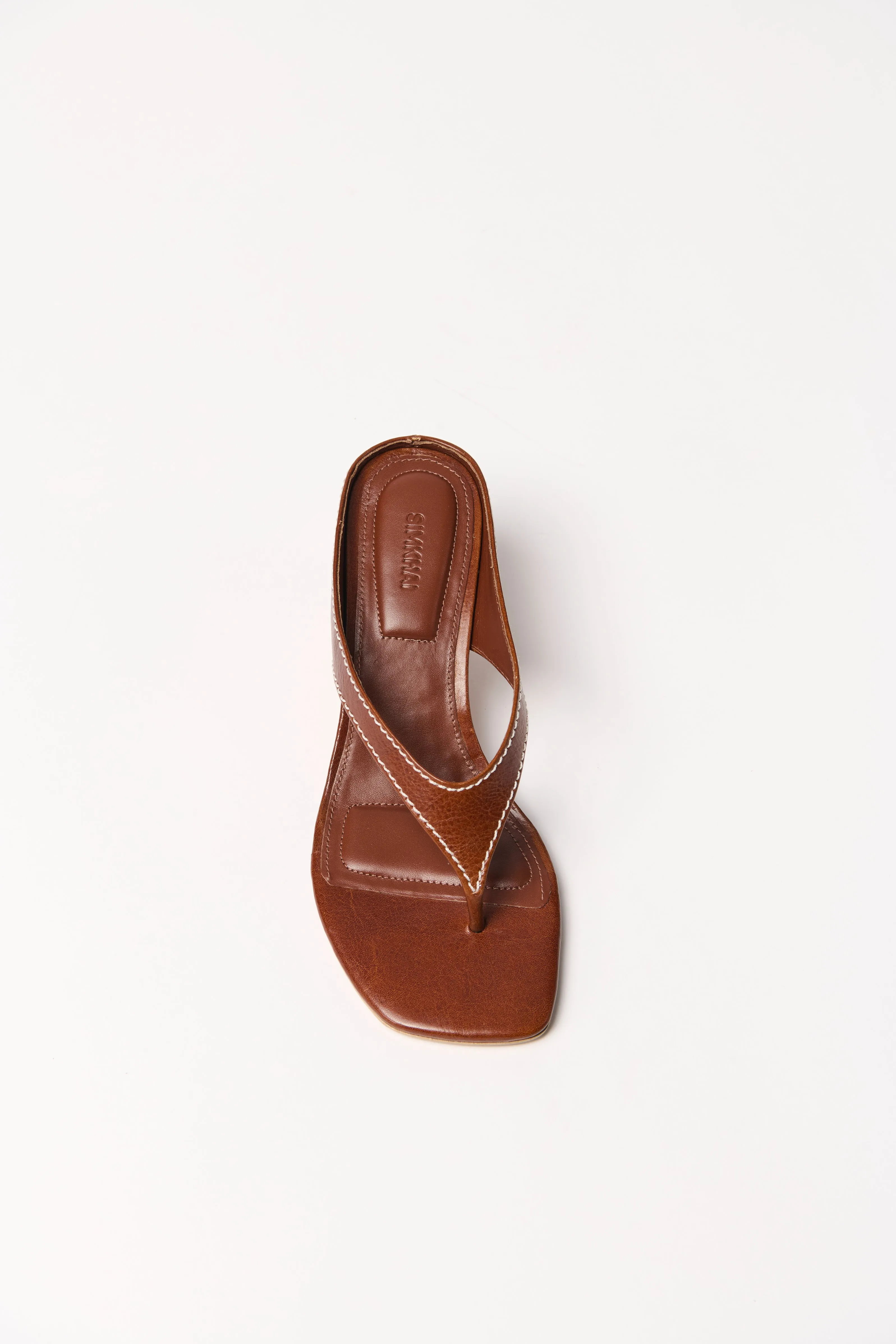 Hazel Leather Thong Wedge sold by Simkhai product image thumbnail 3