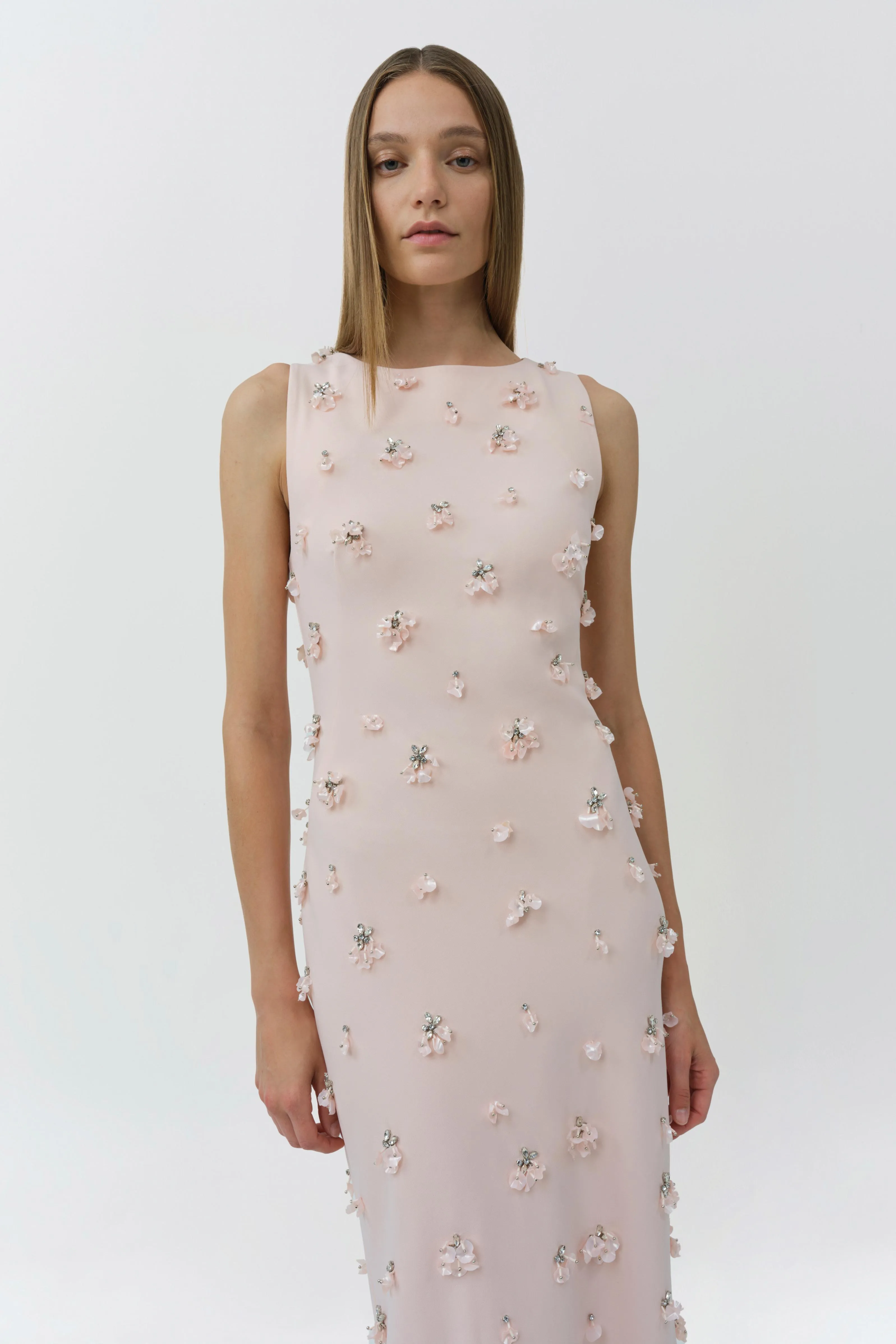 Claudia Embellished Crepe Midi Dress sold by Simkhai product image thumbnail 3