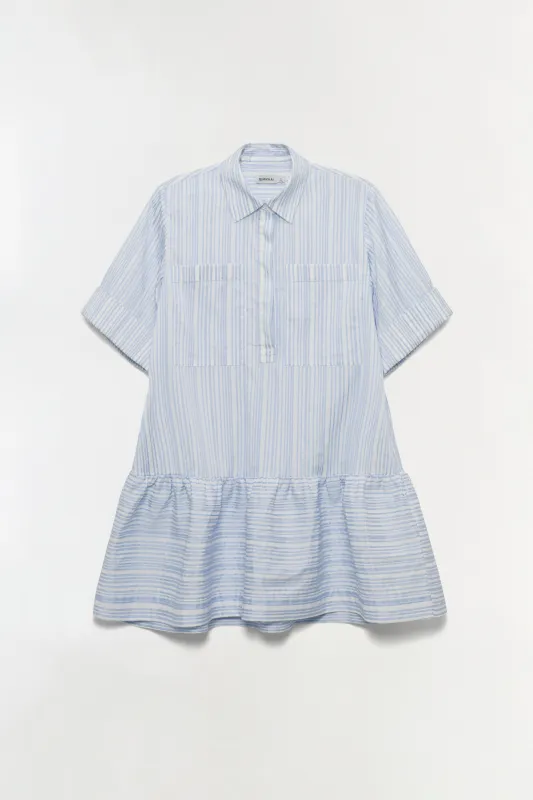 Criss Short Sleeve Shirt Dress made by Simkhai
