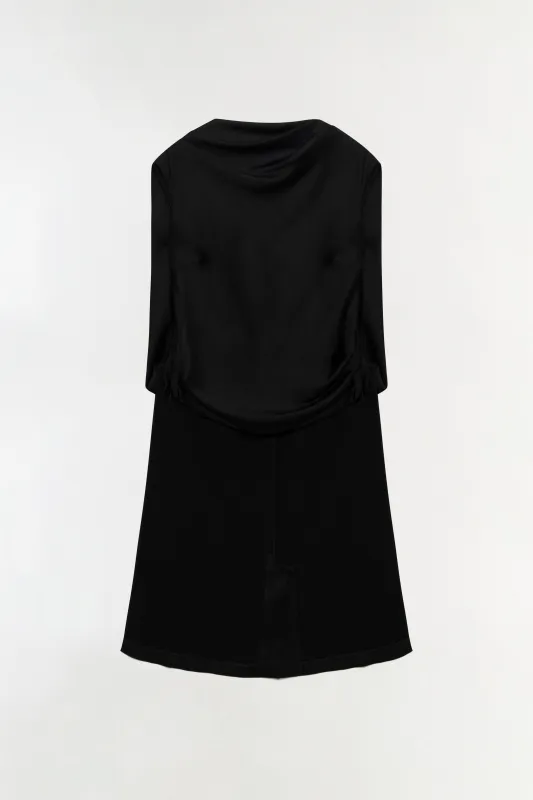 Bella Satin Cape Top made by Simkhai