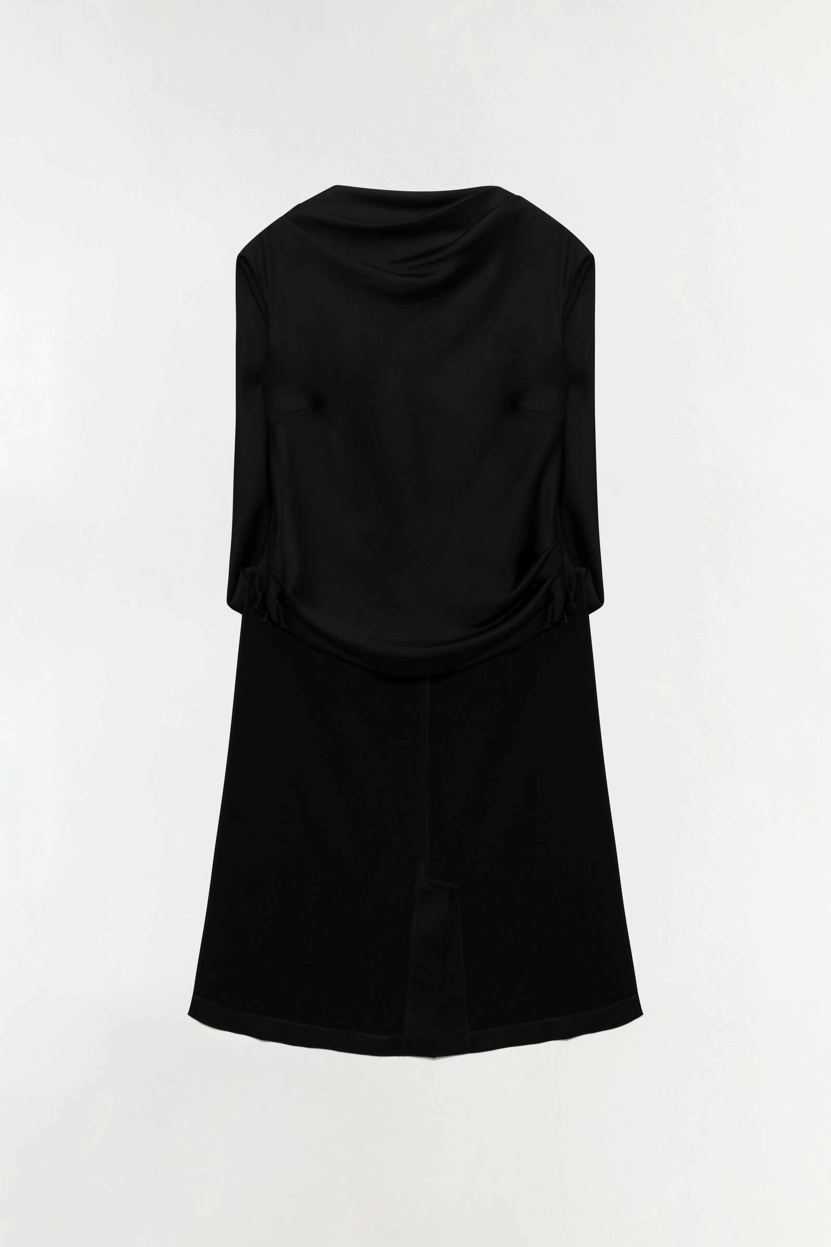 Bella Satin Cape Top sold by Simkhai