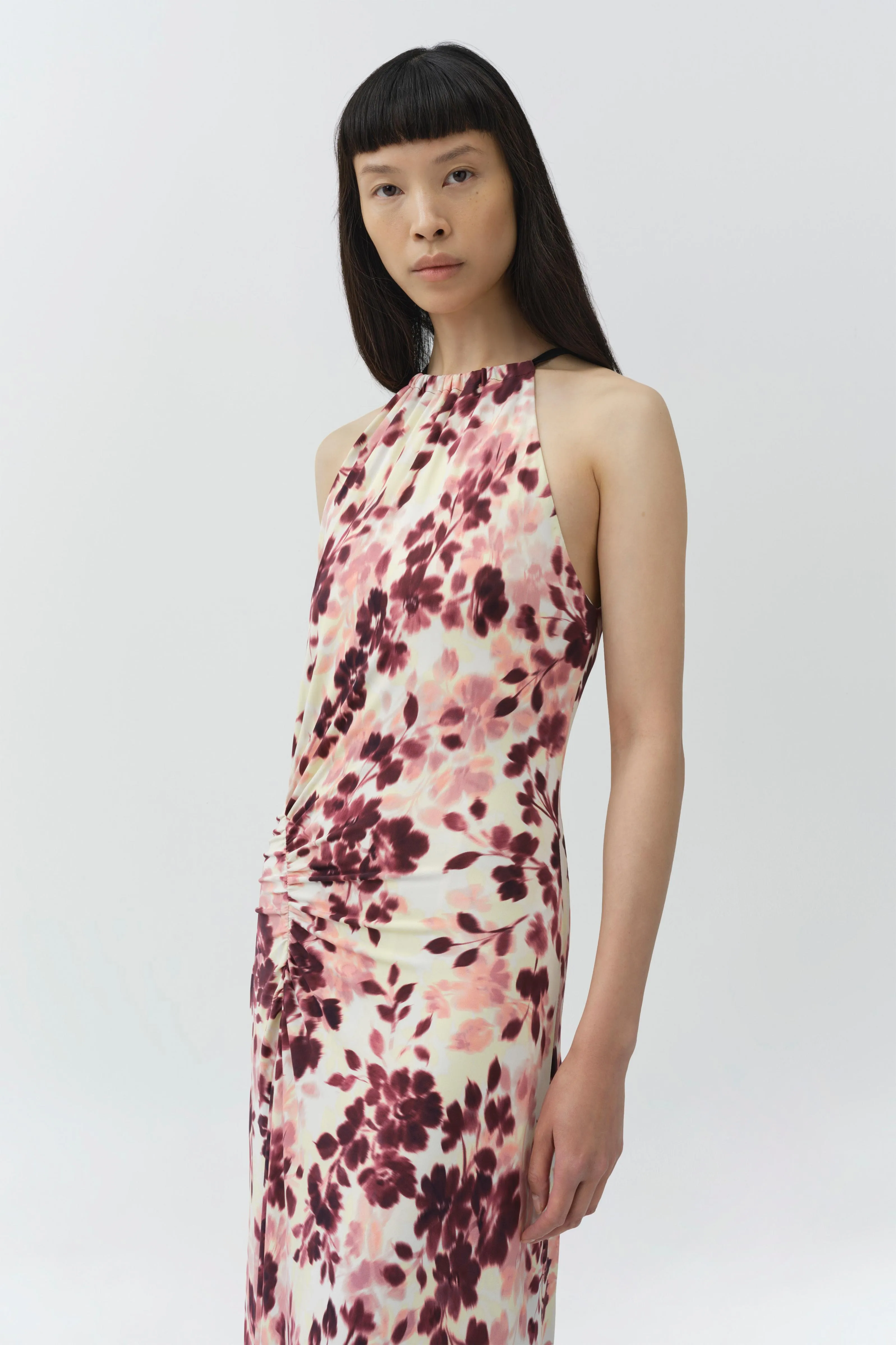 Cerin Draped Jersey Halter Maxi Dress sold by Simkhai product image thumbnail 3