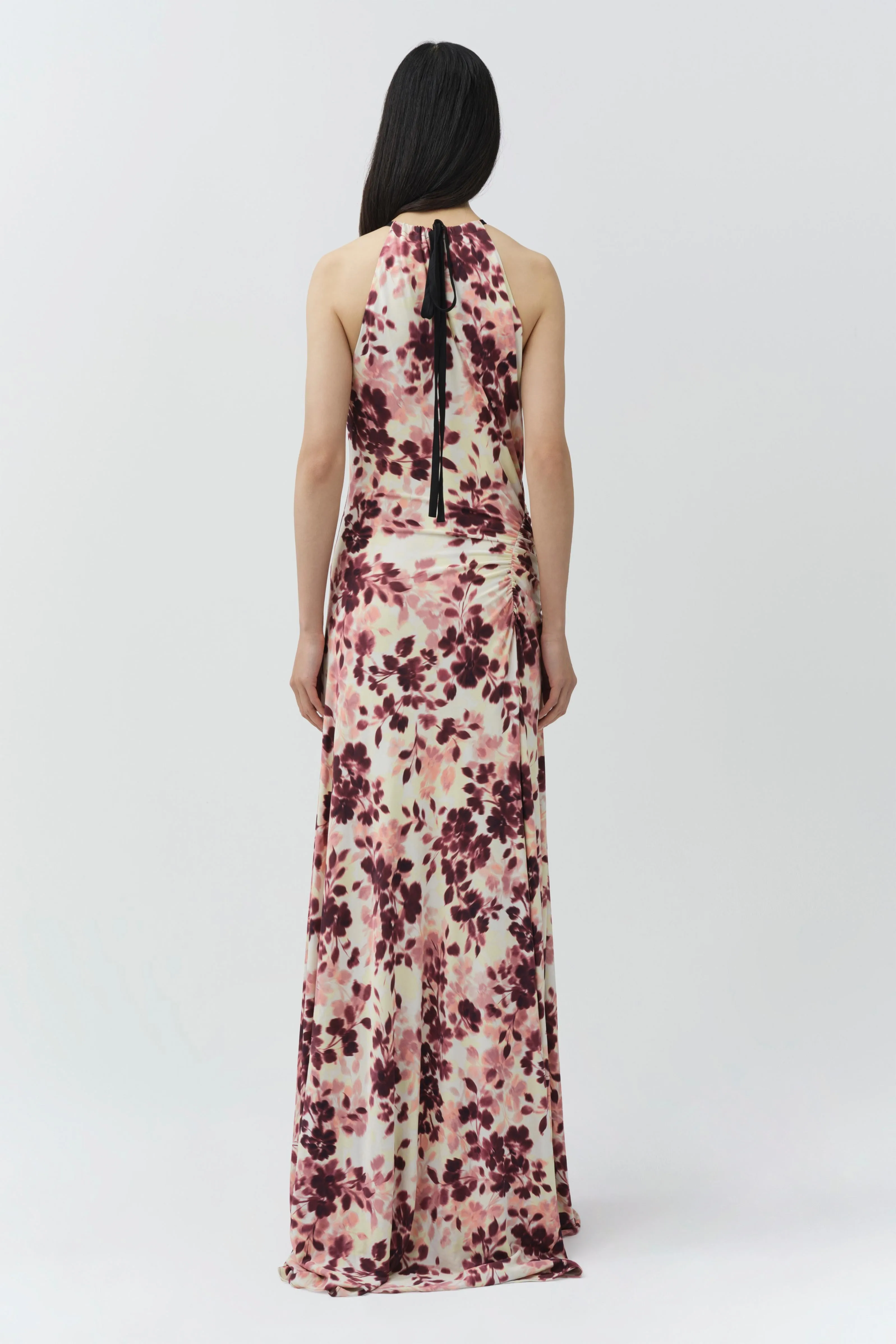 Cerin Draped Jersey Halter Maxi Dress sold by Simkhai product image thumbnail 5