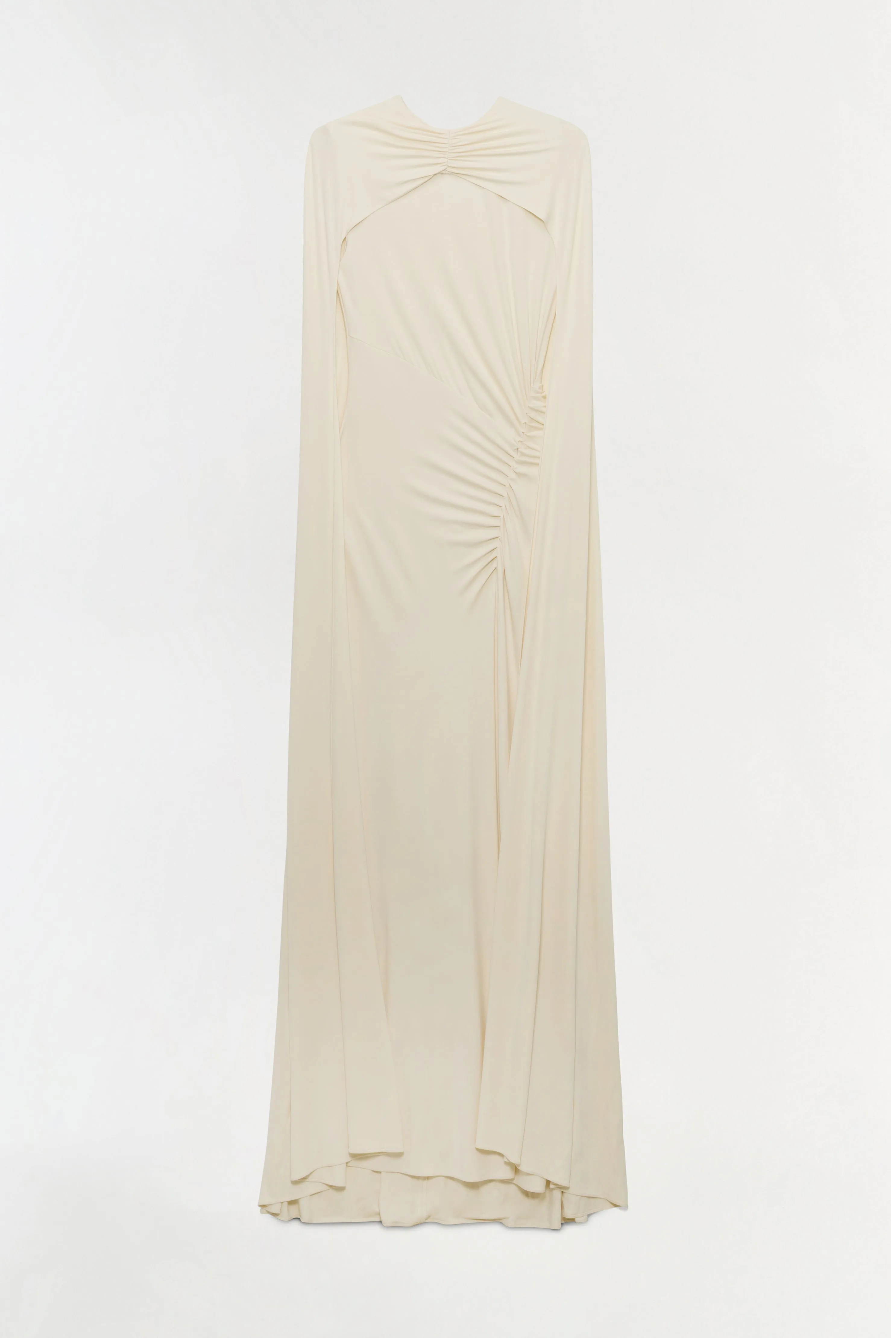 Demi Draped Jersey Cape Gown sold by Simkhai