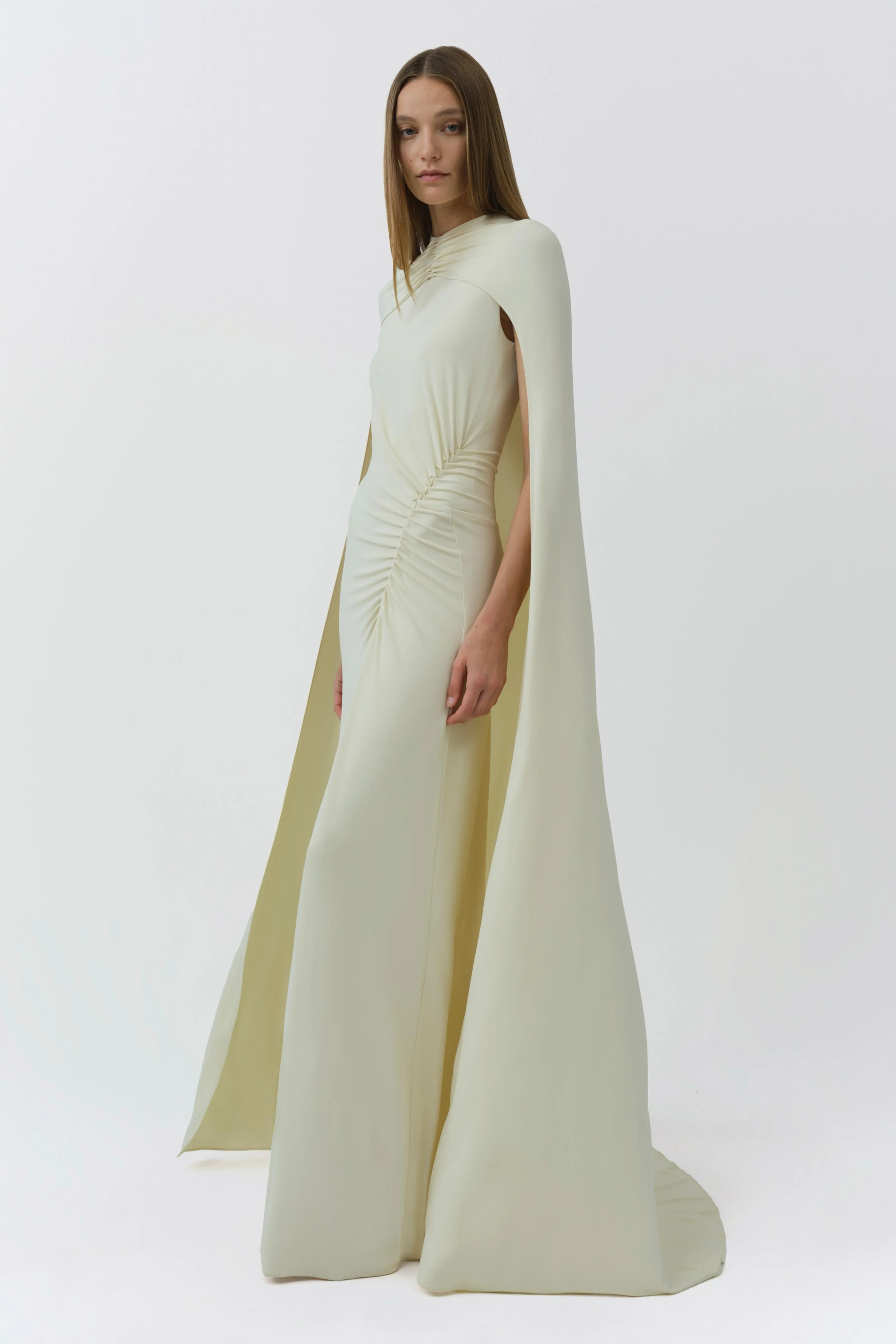 Demi Draped Jersey Cape Gown sold by Simkhai product image thumbnail 4