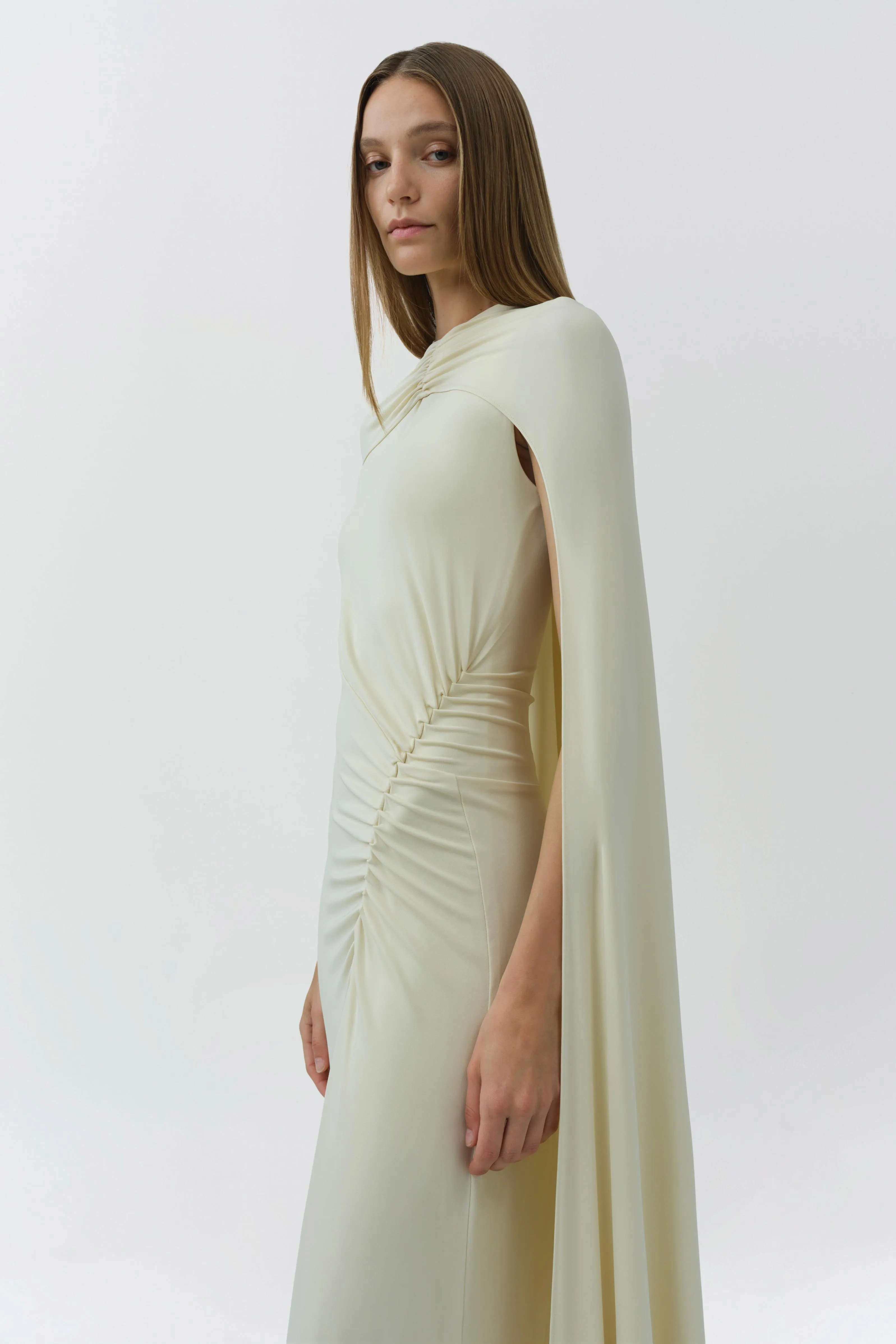 Demi Draped Jersey Cape Gown sold by Simkhai product image thumbnail 3