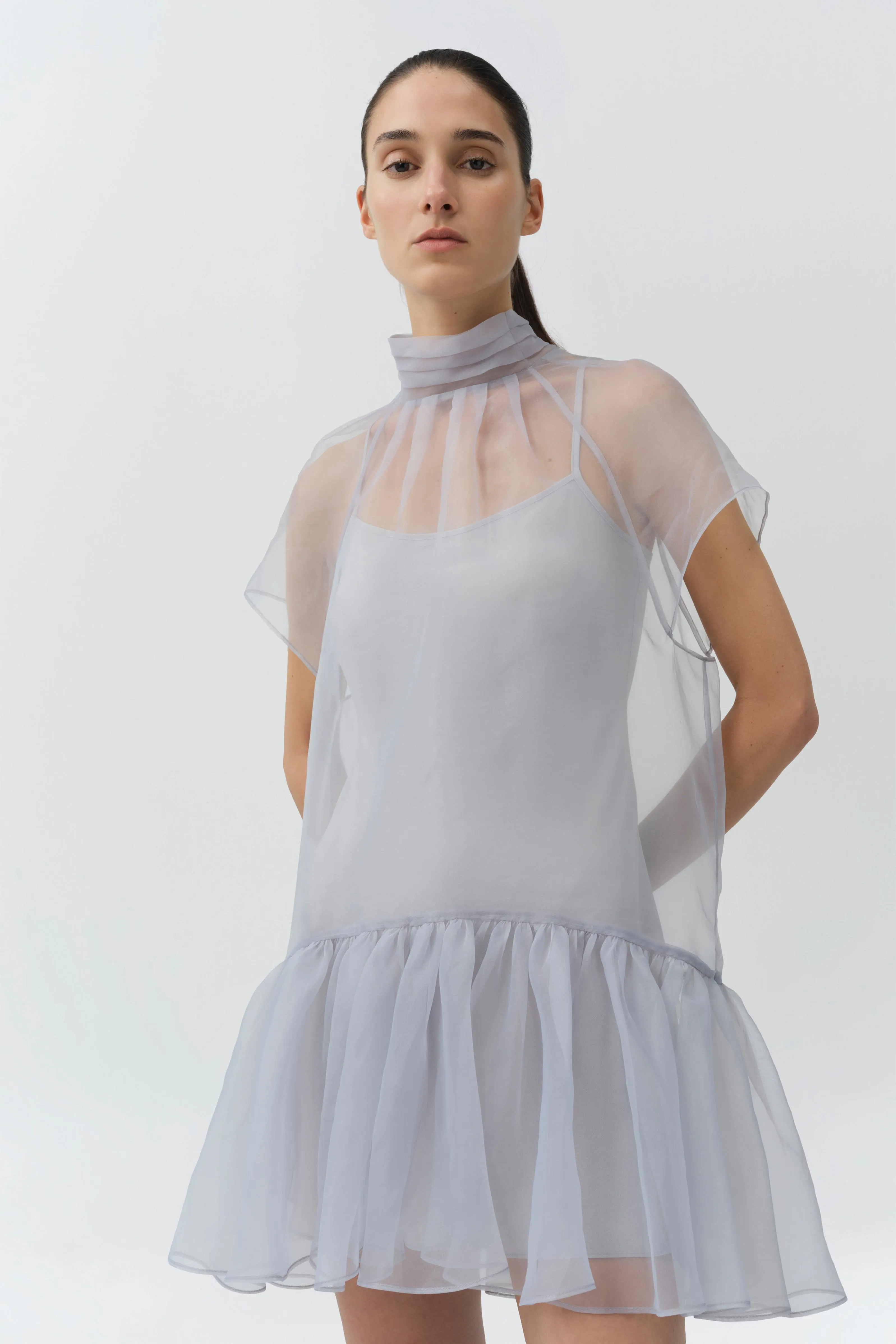 Beaux Organza Mini Dress sold by Simkhai product image thumbnail 3