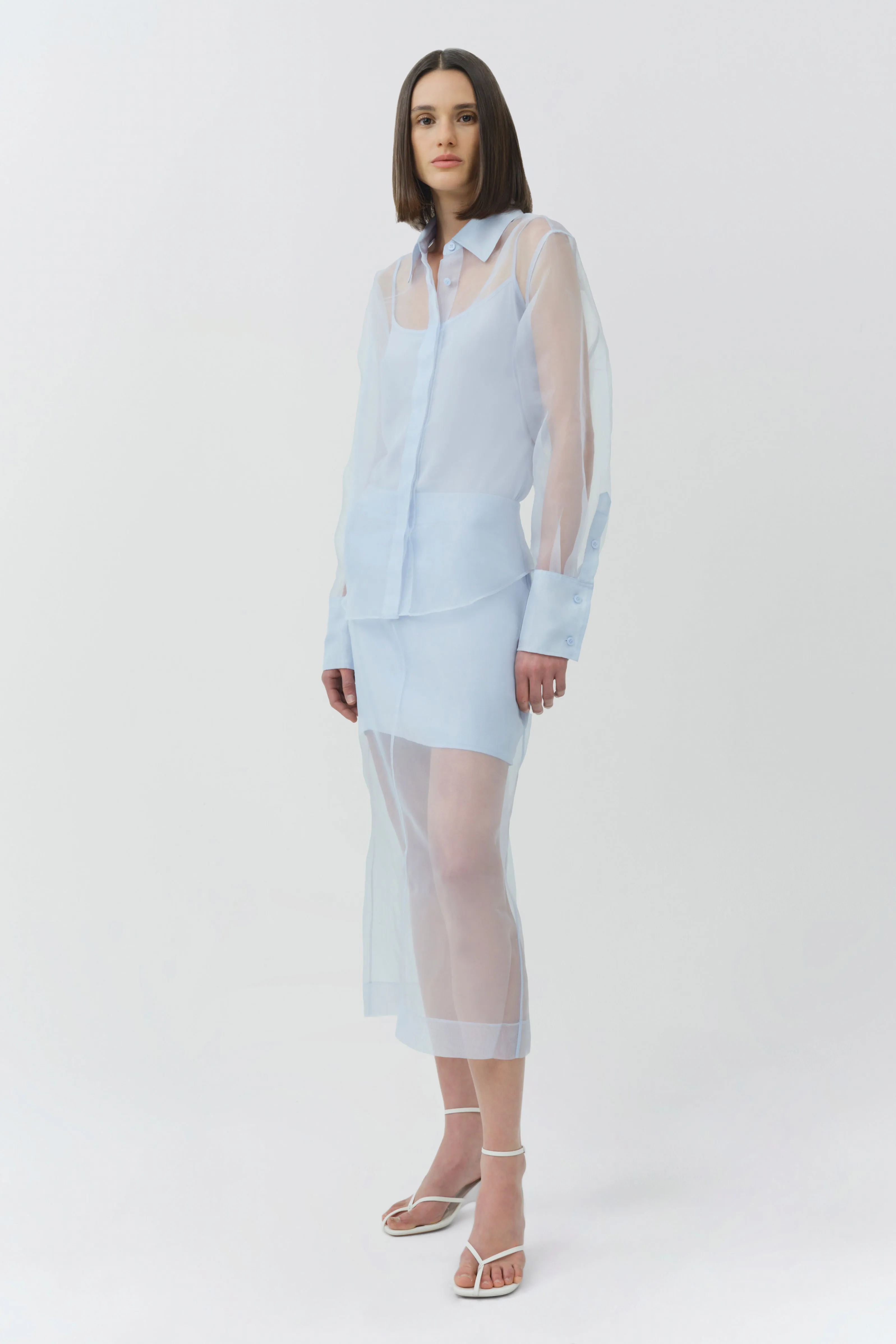 Dana Organza Midi Skirt sold by Simkhai product image thumbnail 3