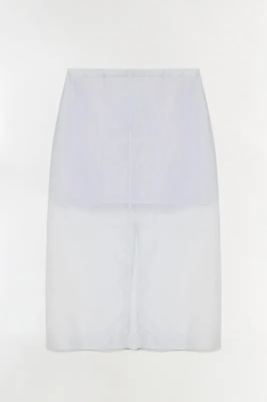 Dana Organza Midi Skirt made by Simkhai