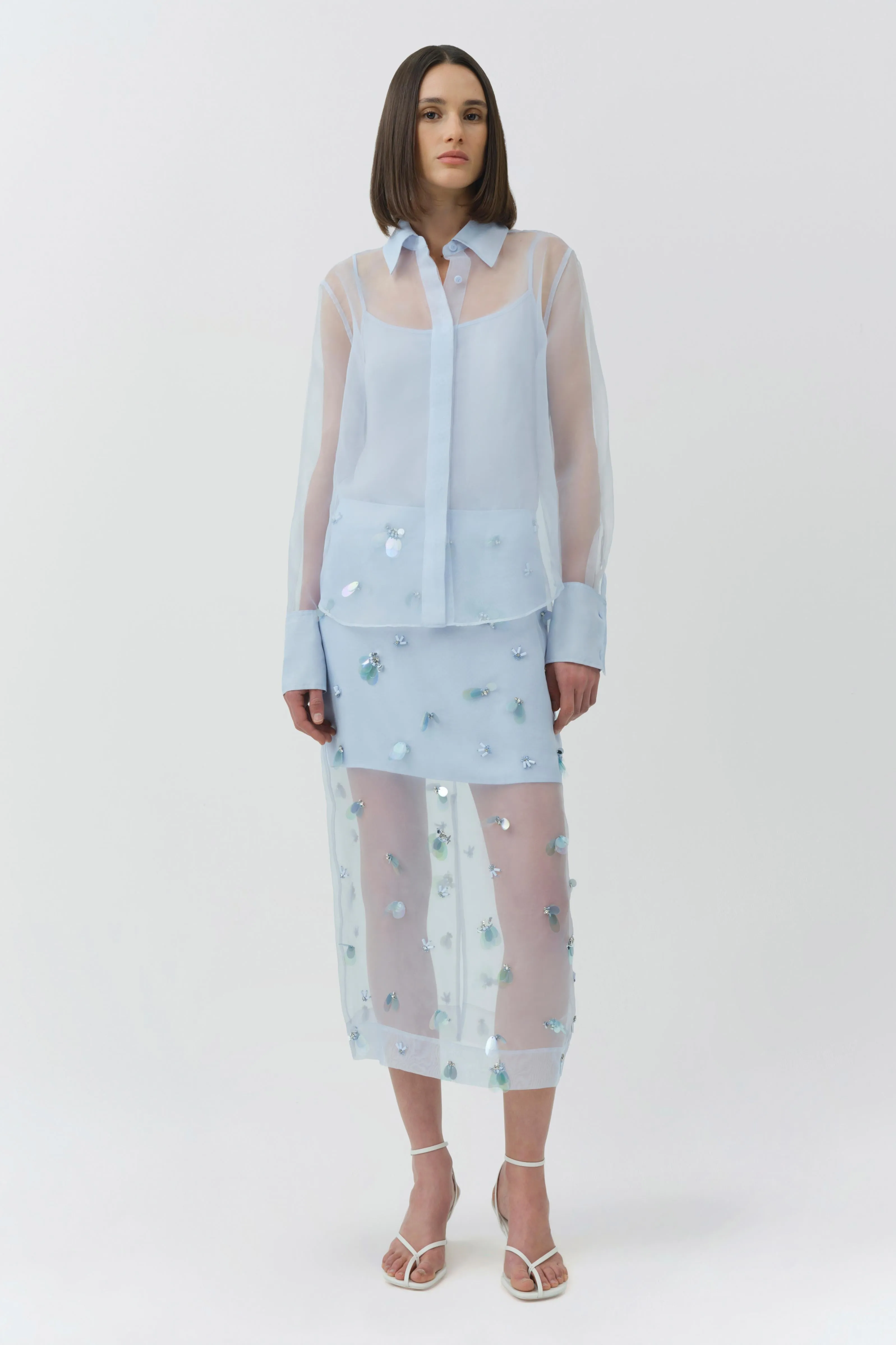 Loen Organza Shirt sold by Simkhai product image thumbnail 2