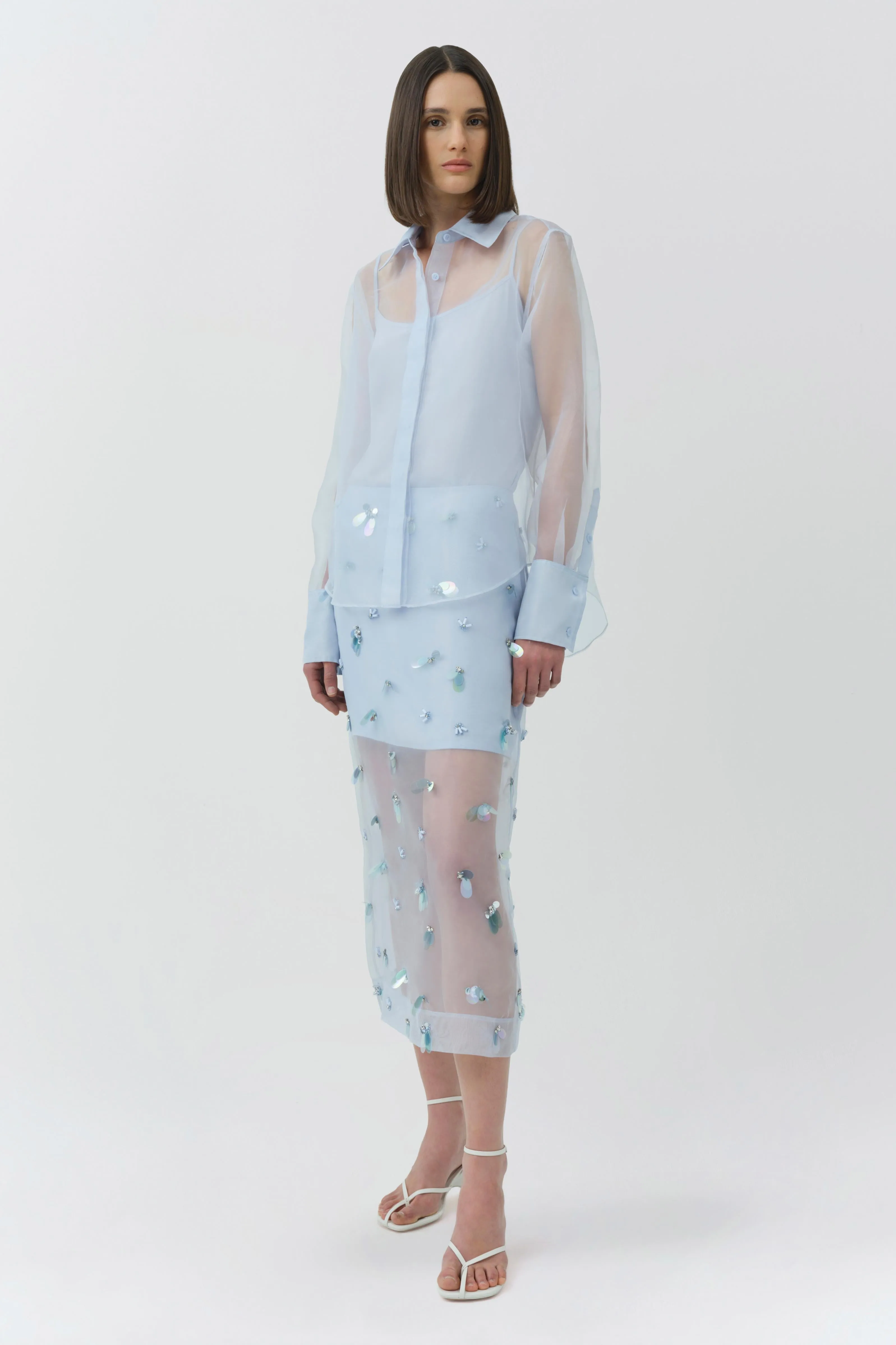 Loen Organza Shirt sold by Simkhai product image thumbnail 3