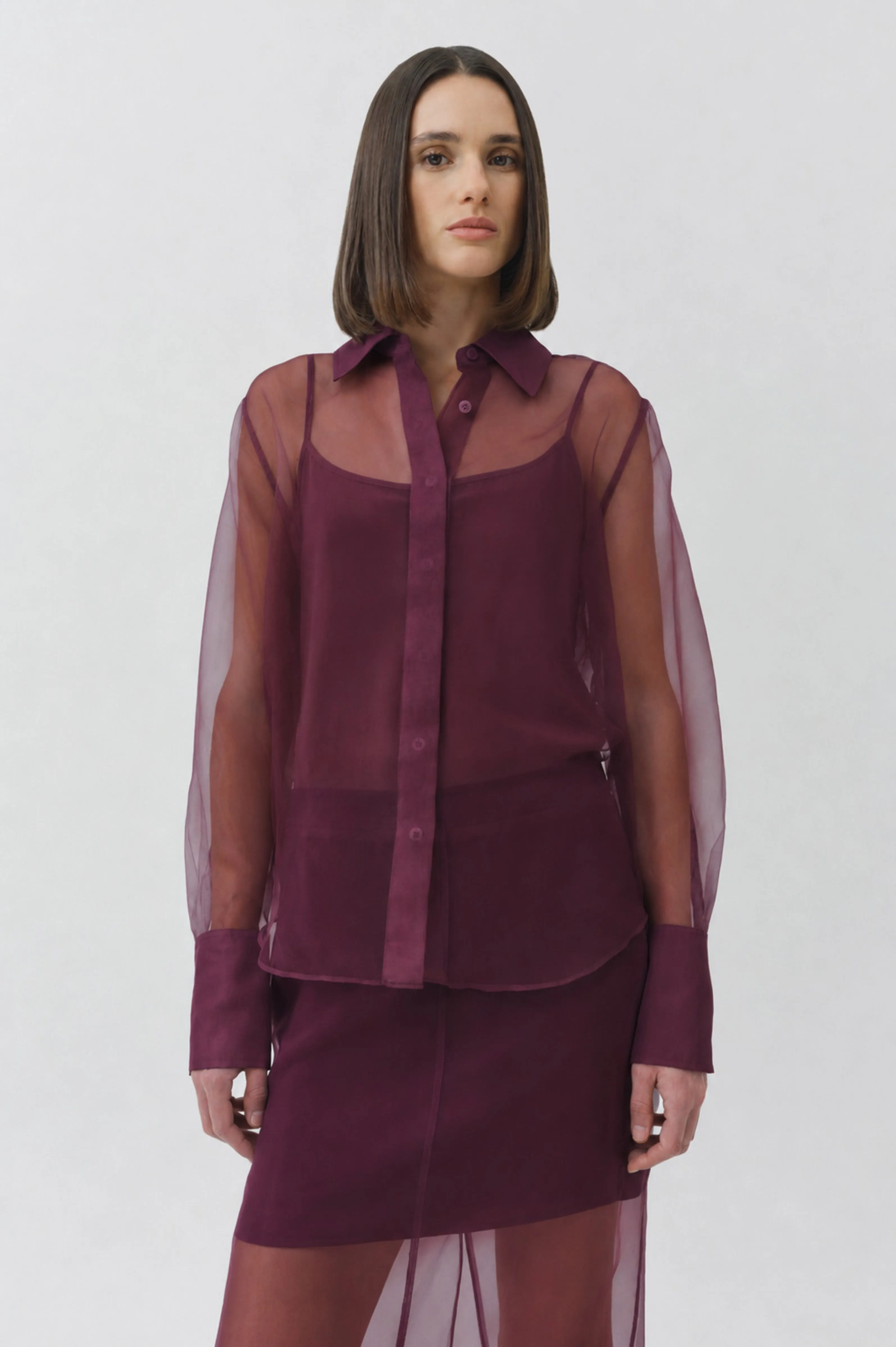 Loen Organza Shirt sold by Simkhai product image thumbnail 3