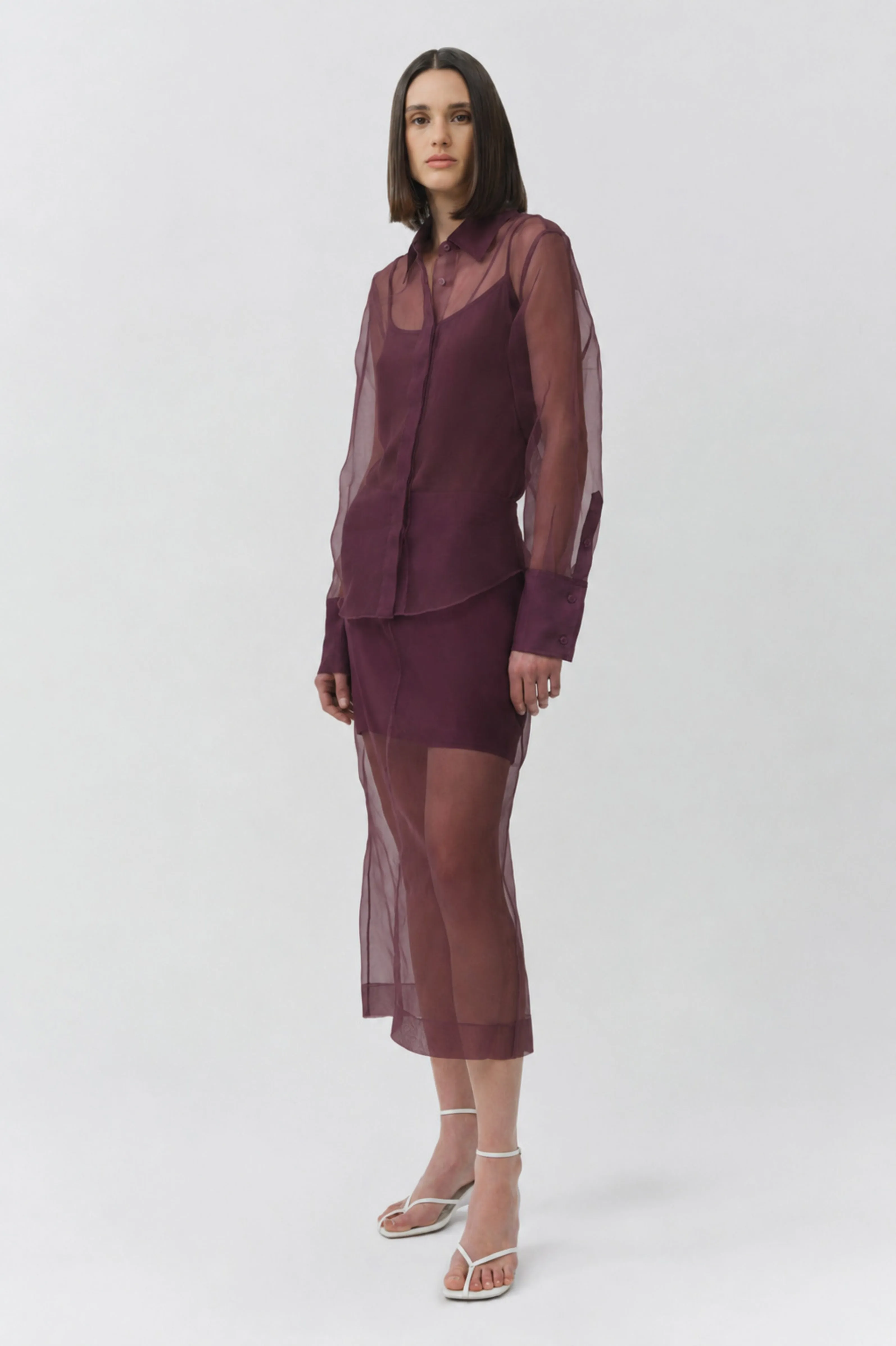 Loen Organza Shirt sold by Simkhai product image thumbnail 4