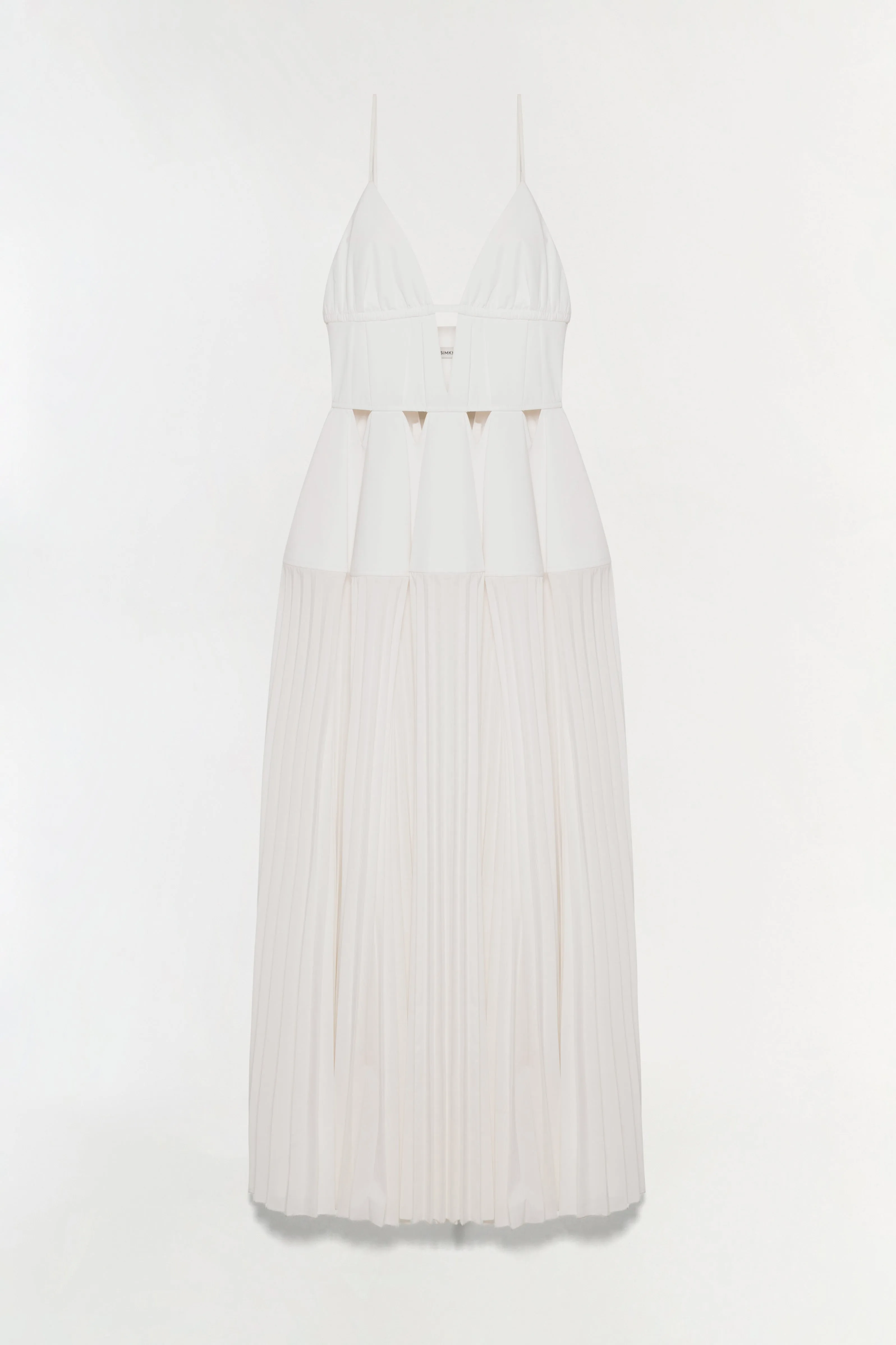 Selene Pleated Cotton Gown sold by Simkhai