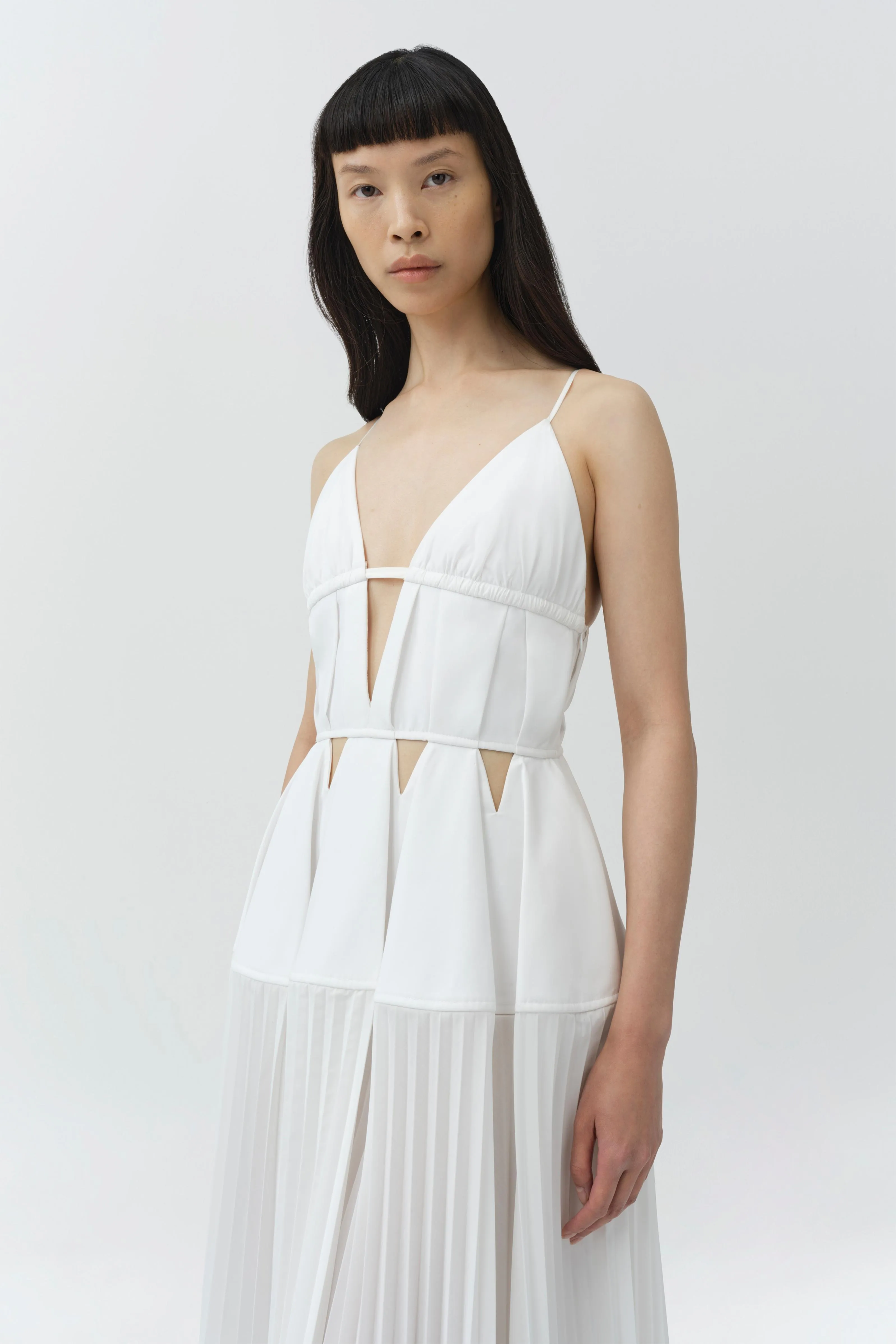 Selene Pleated Cotton Gown sold by Simkhai product image thumbnail 3