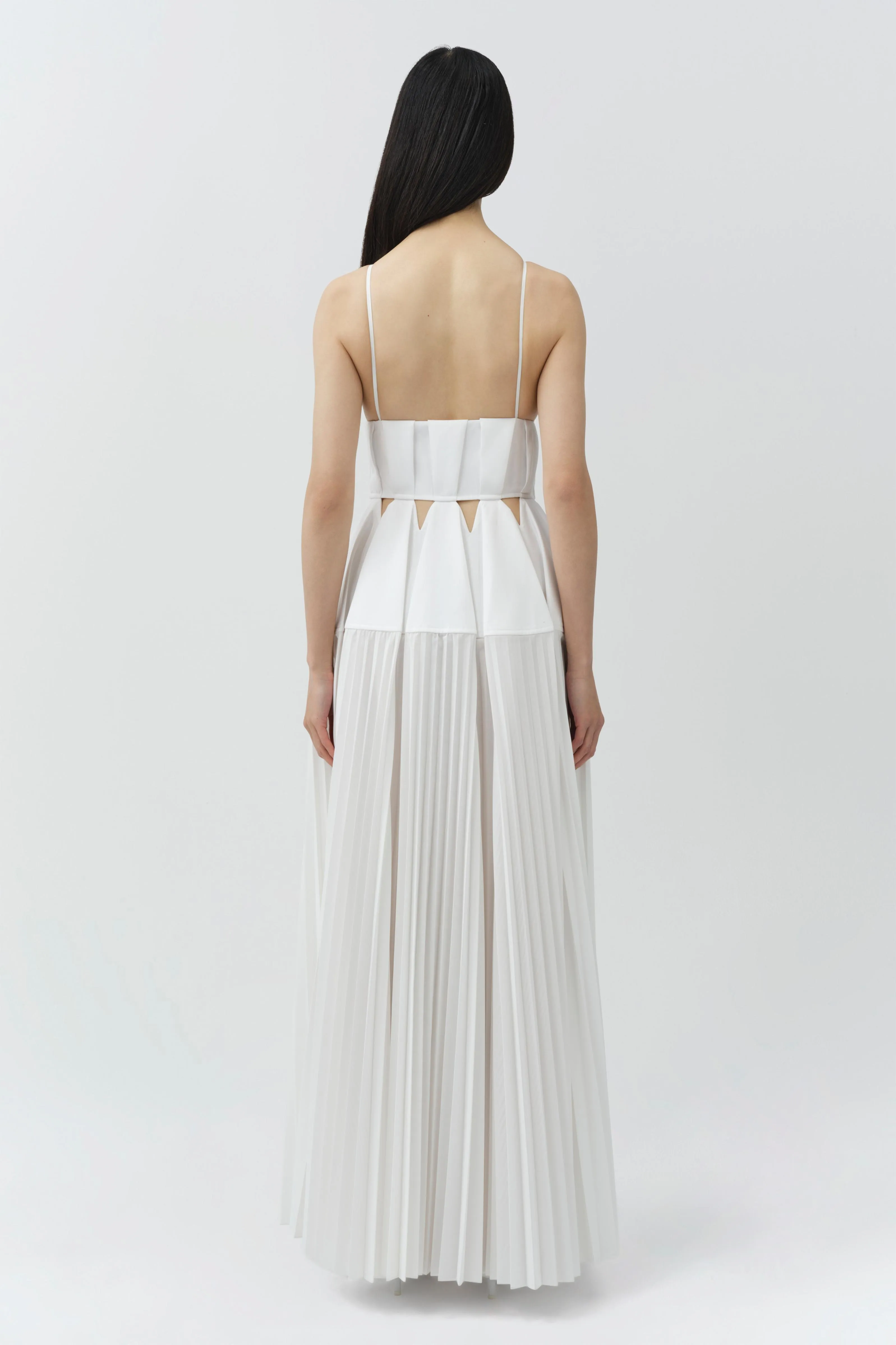 Selene Pleated Cotton Gown sold by Simkhai product image thumbnail 4
