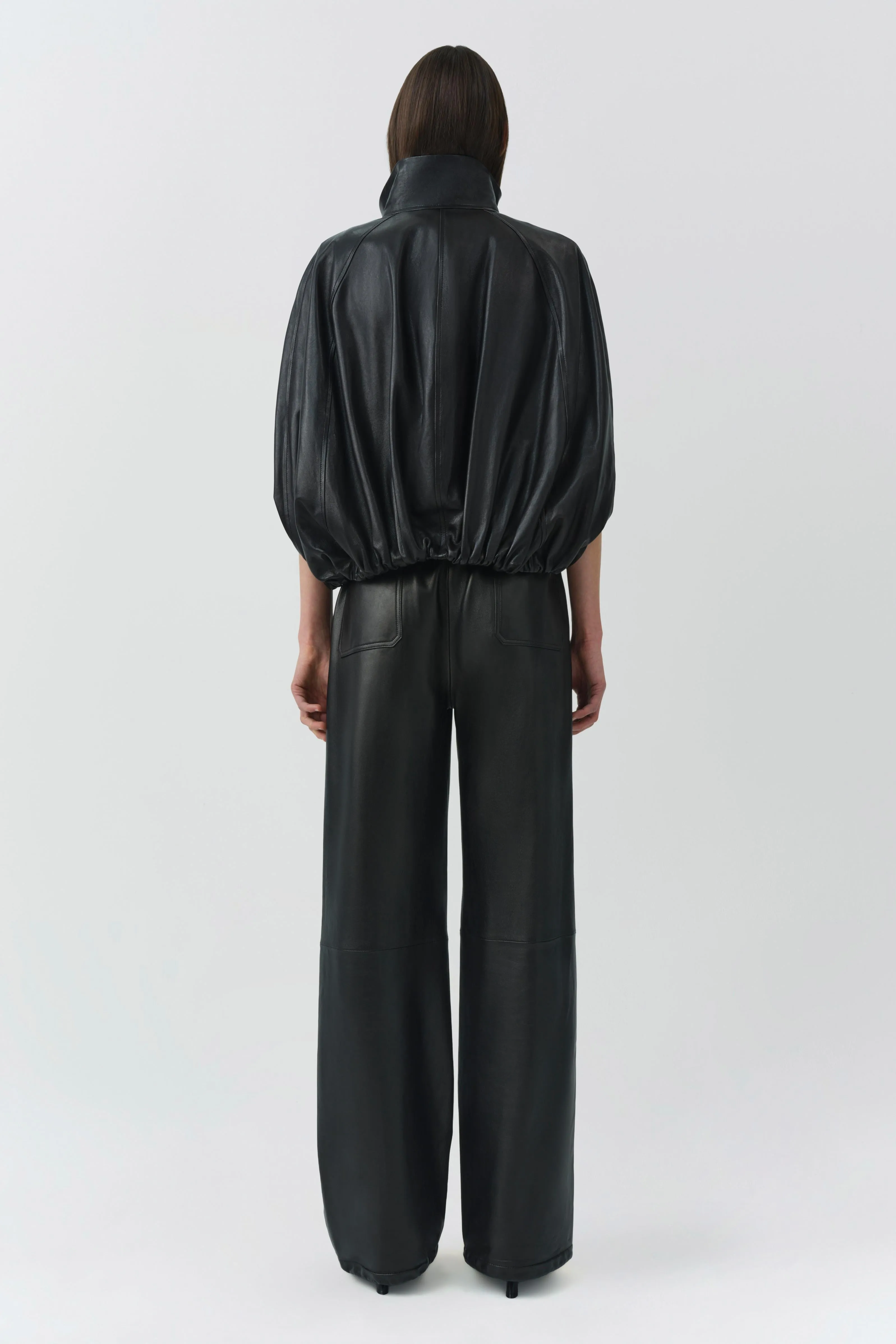 Jada Leather Cape Jacket sold by Simkhai product image thumbnail 5