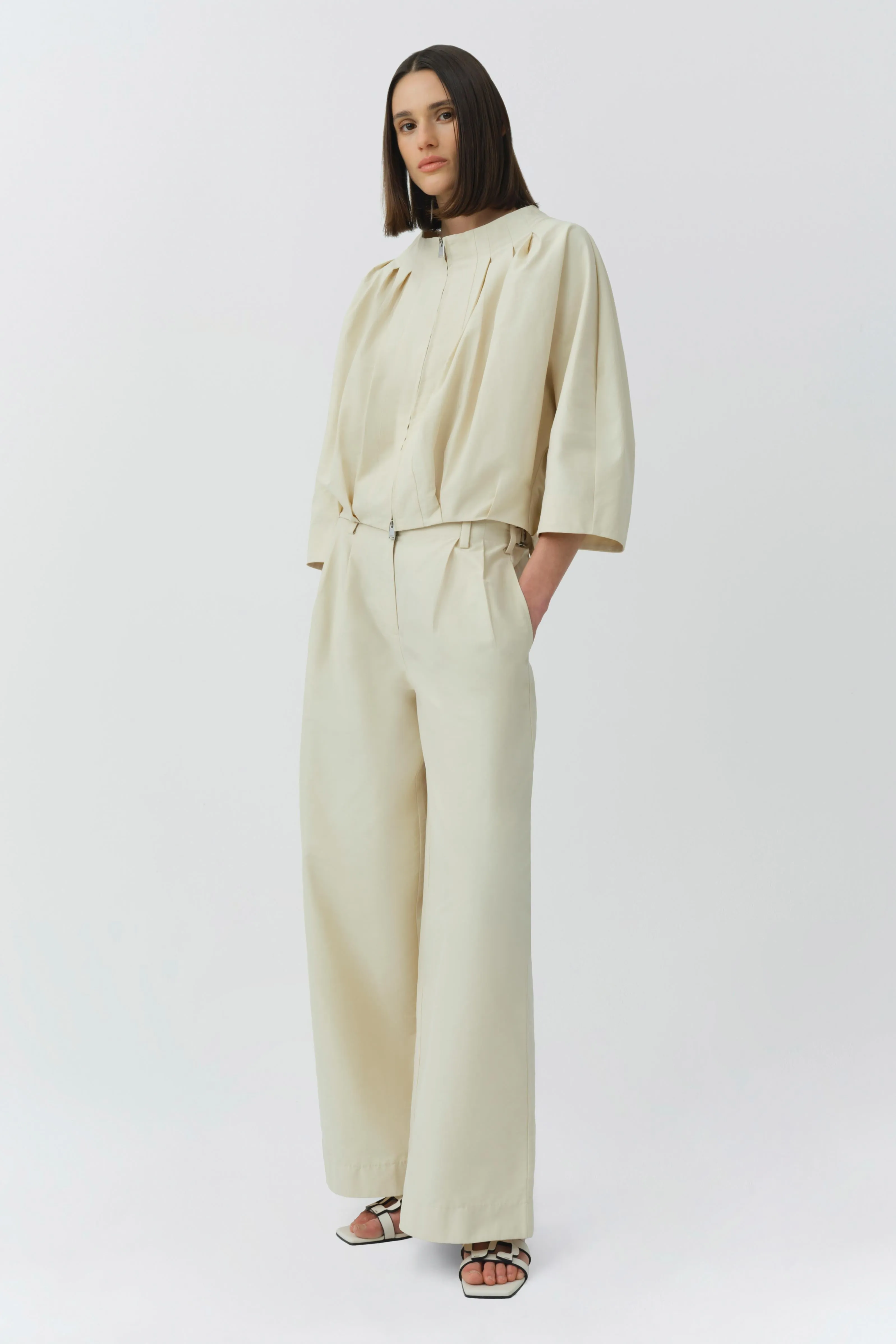 Leroy Pleated Wide Leg Pant sold by Simkhai product image thumbnail 3