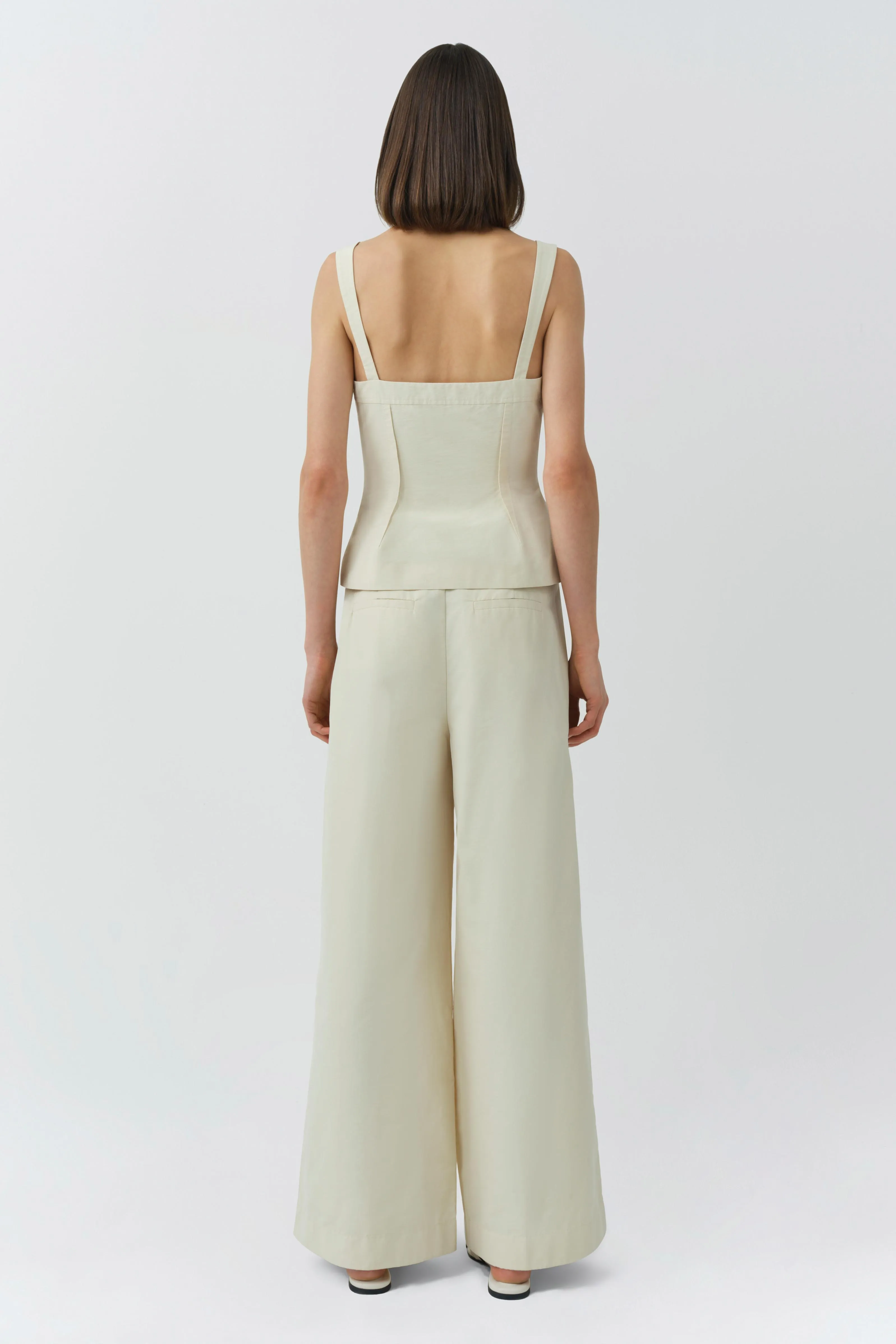 Leroy Pleated Wide Leg Pant sold by Simkhai product image thumbnail 4