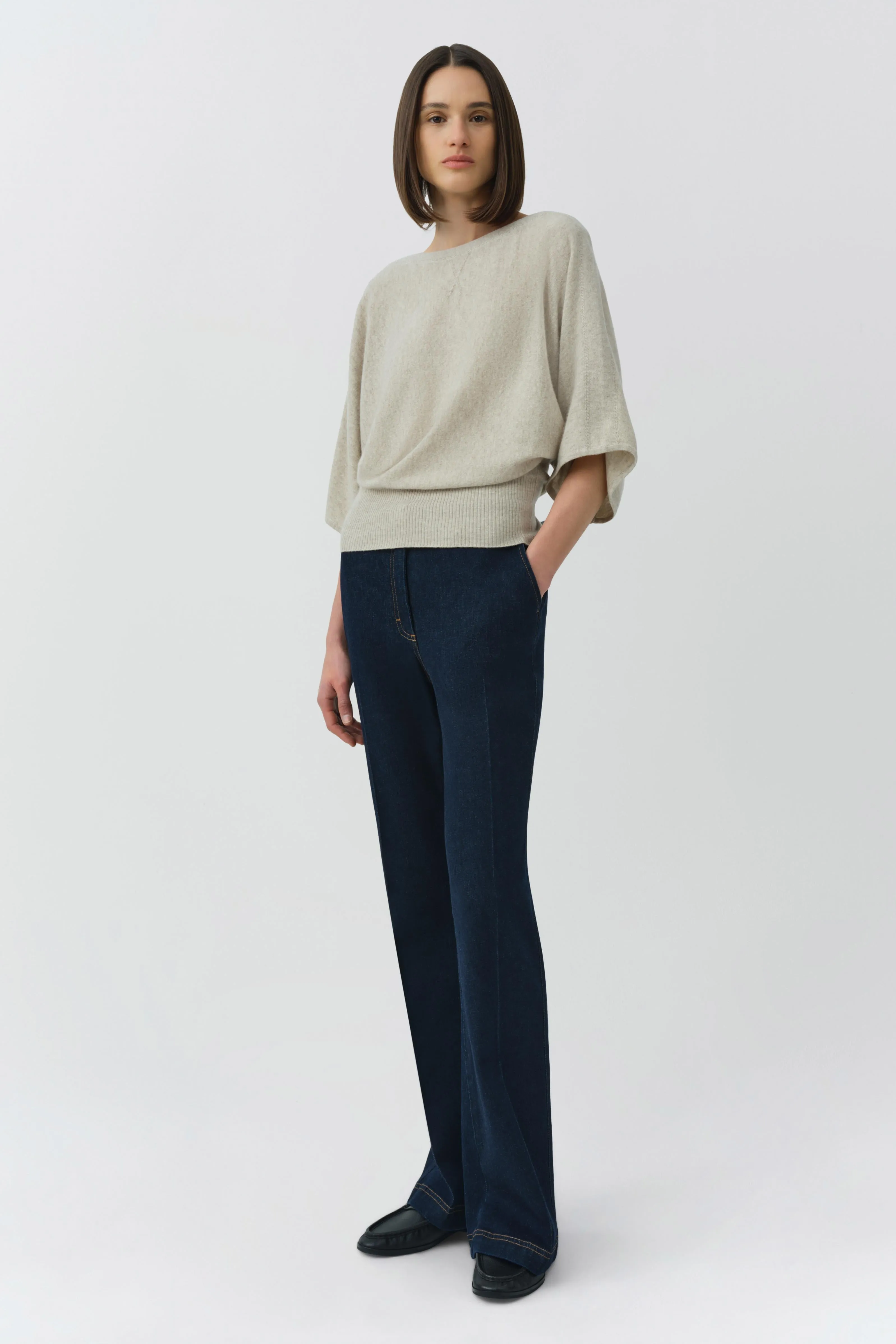 Shai Cashmere Dolman Boxy Tee sold by Simkhai product image thumbnail 4