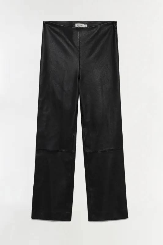 Veda Cropped Leather Pant made by Simkhai