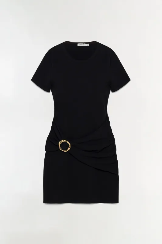 Leni Draped Knit Mini Dress made by Simkhai