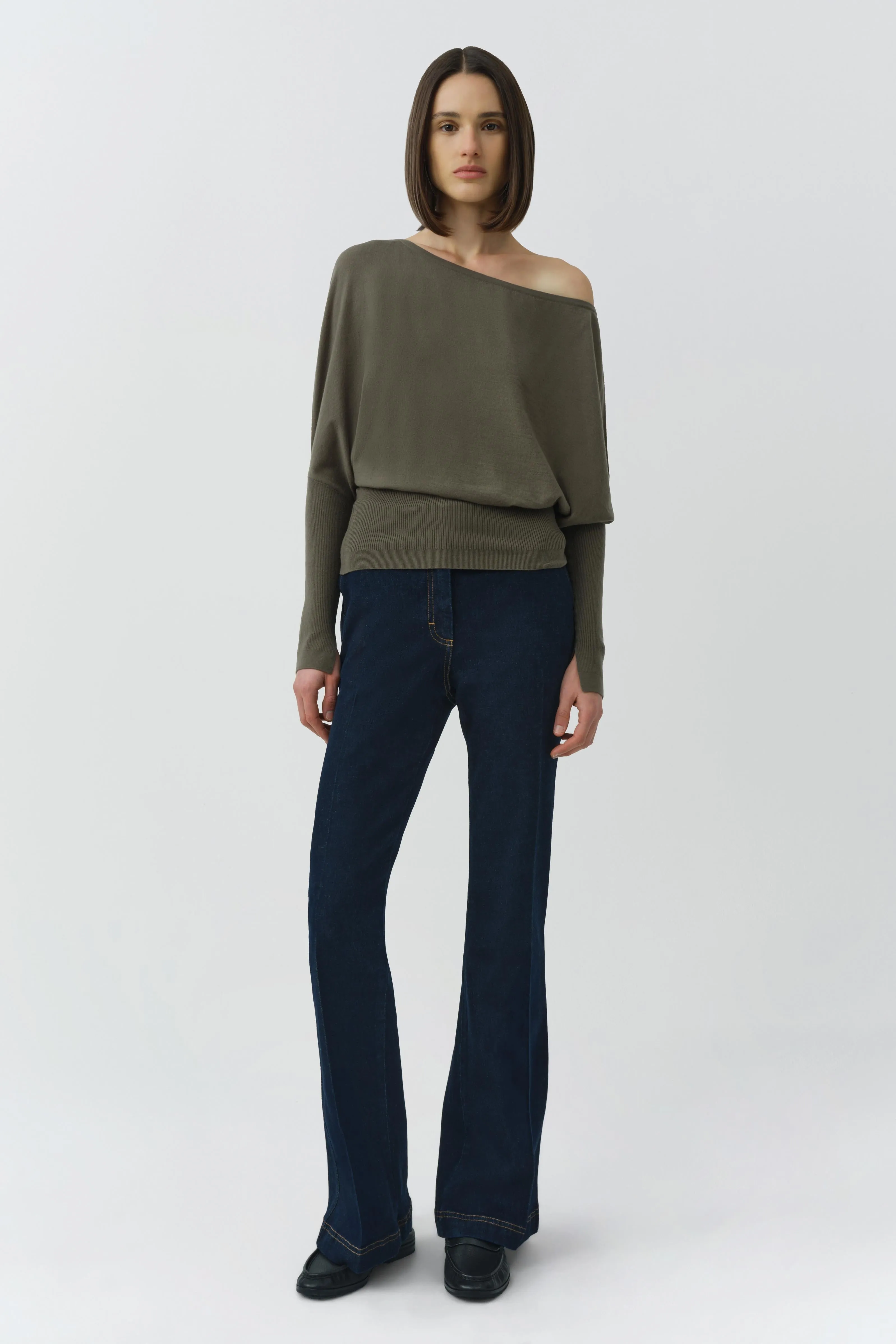 Lavina Off Shoulder Knit Sweater sold by Simkhai product image thumbnail 2
