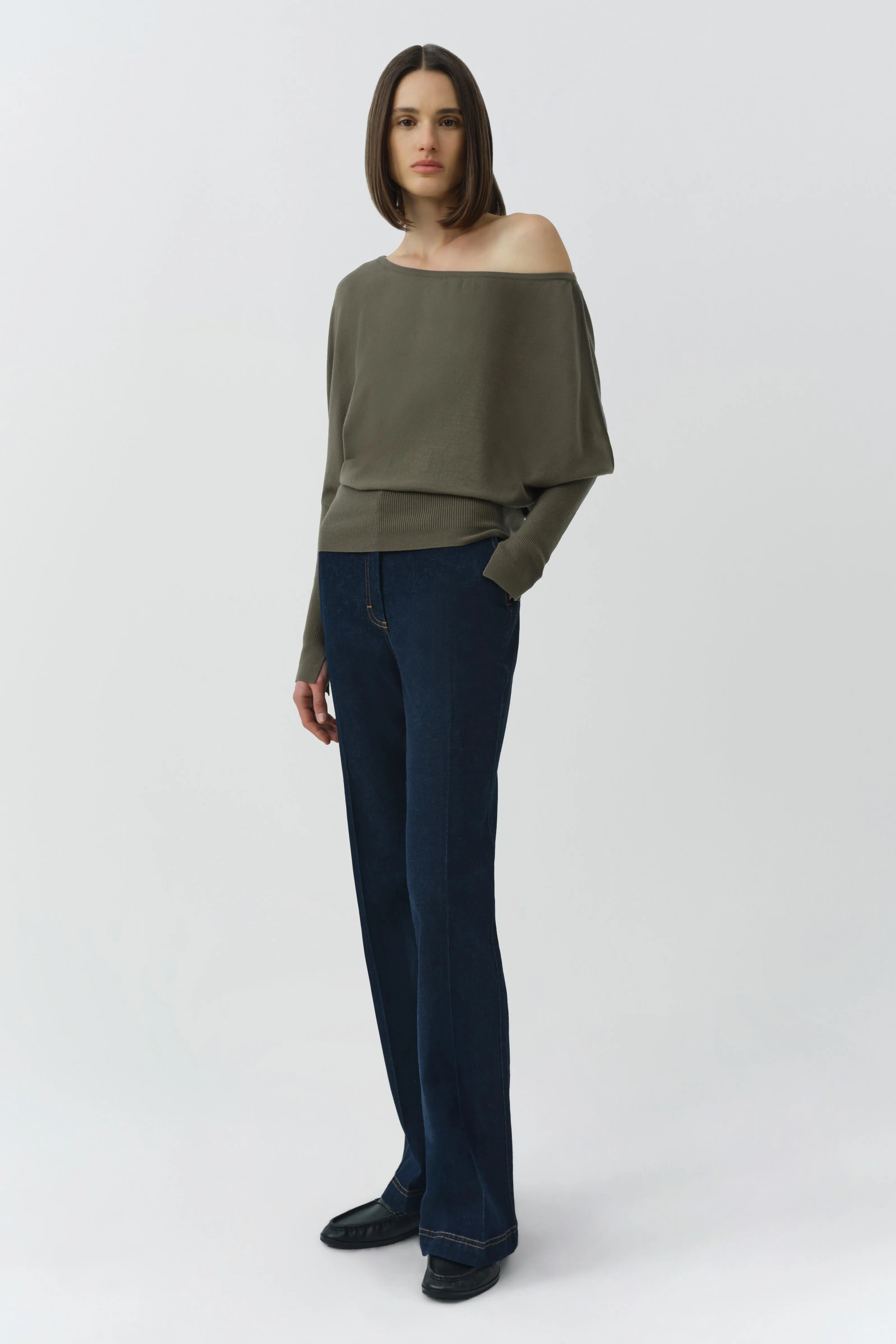 Lavina Off Shoulder Knit Sweater sold by Simkhai product image thumbnail 4