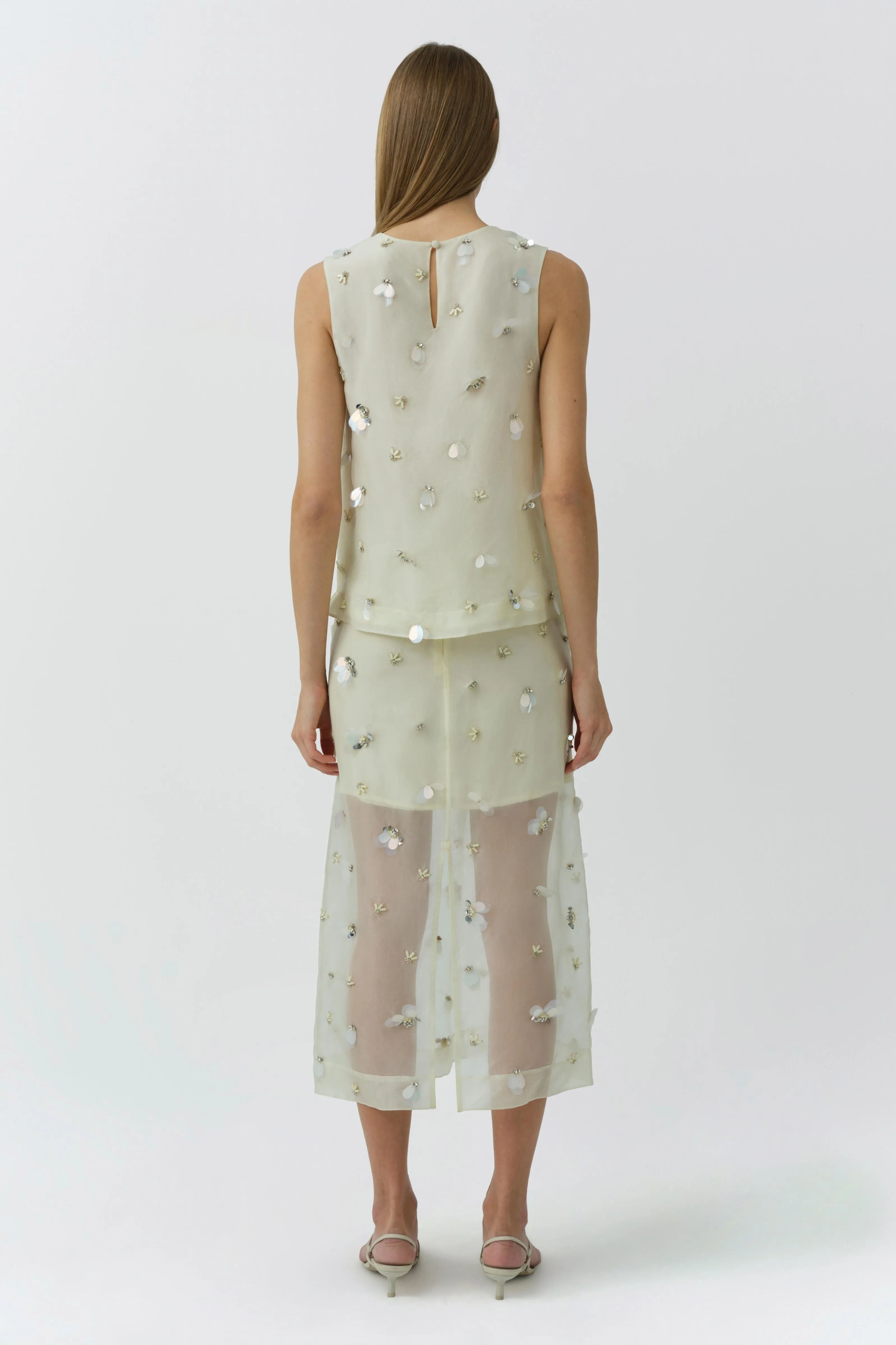 Celia Embellished Organza Top sold by Simkhai product image thumbnail 5
