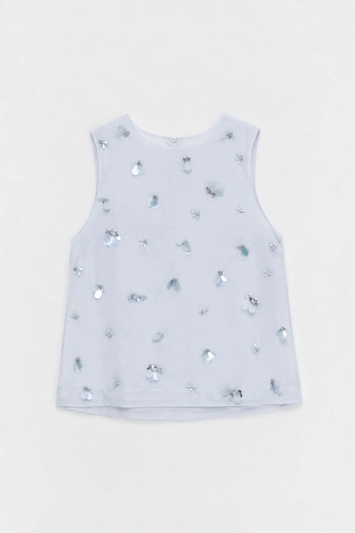 Celia Embellished Organza Top sold by Simkhai