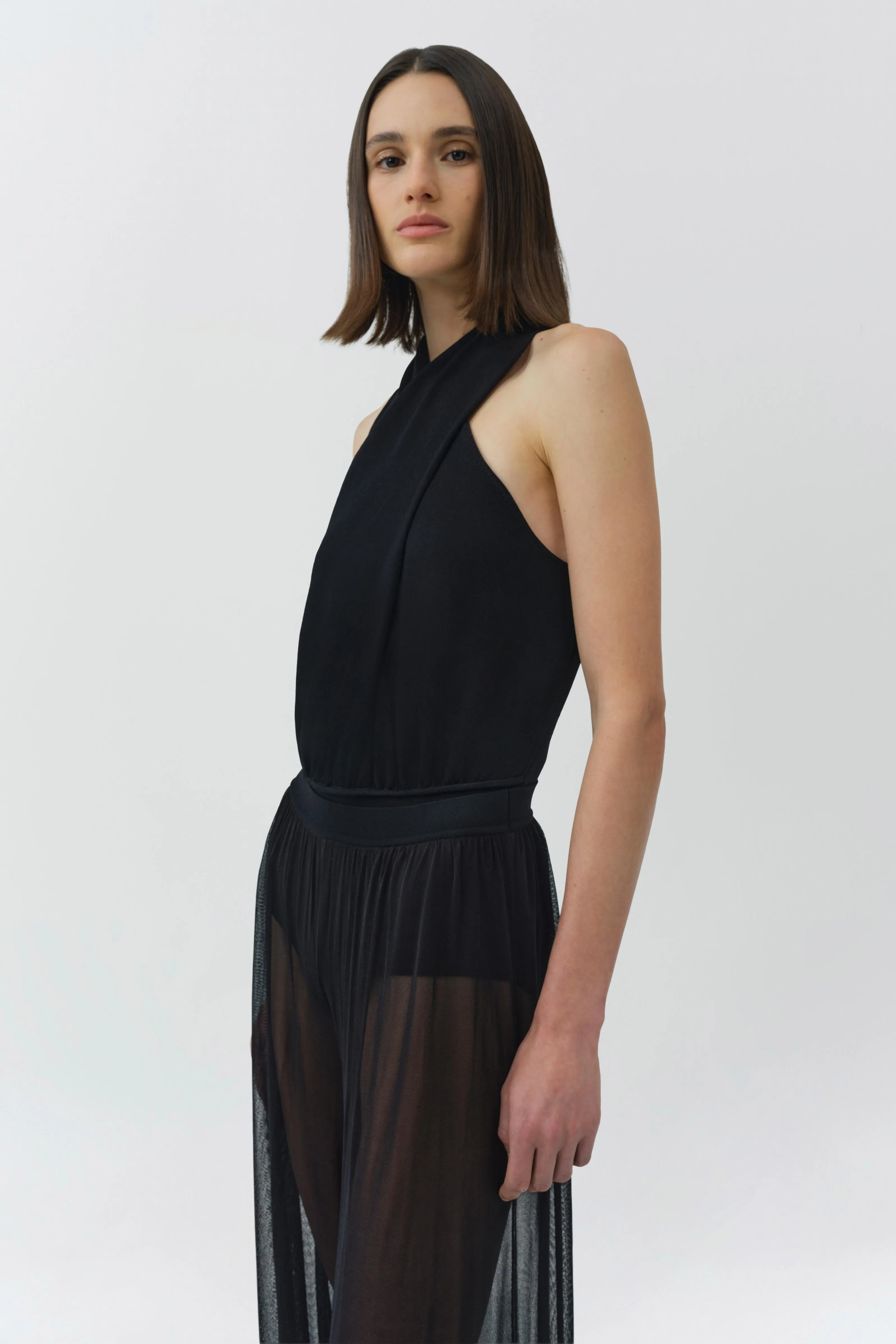Juno Knit Halter Bodysuit sold by Simkhai product image thumbnail 4