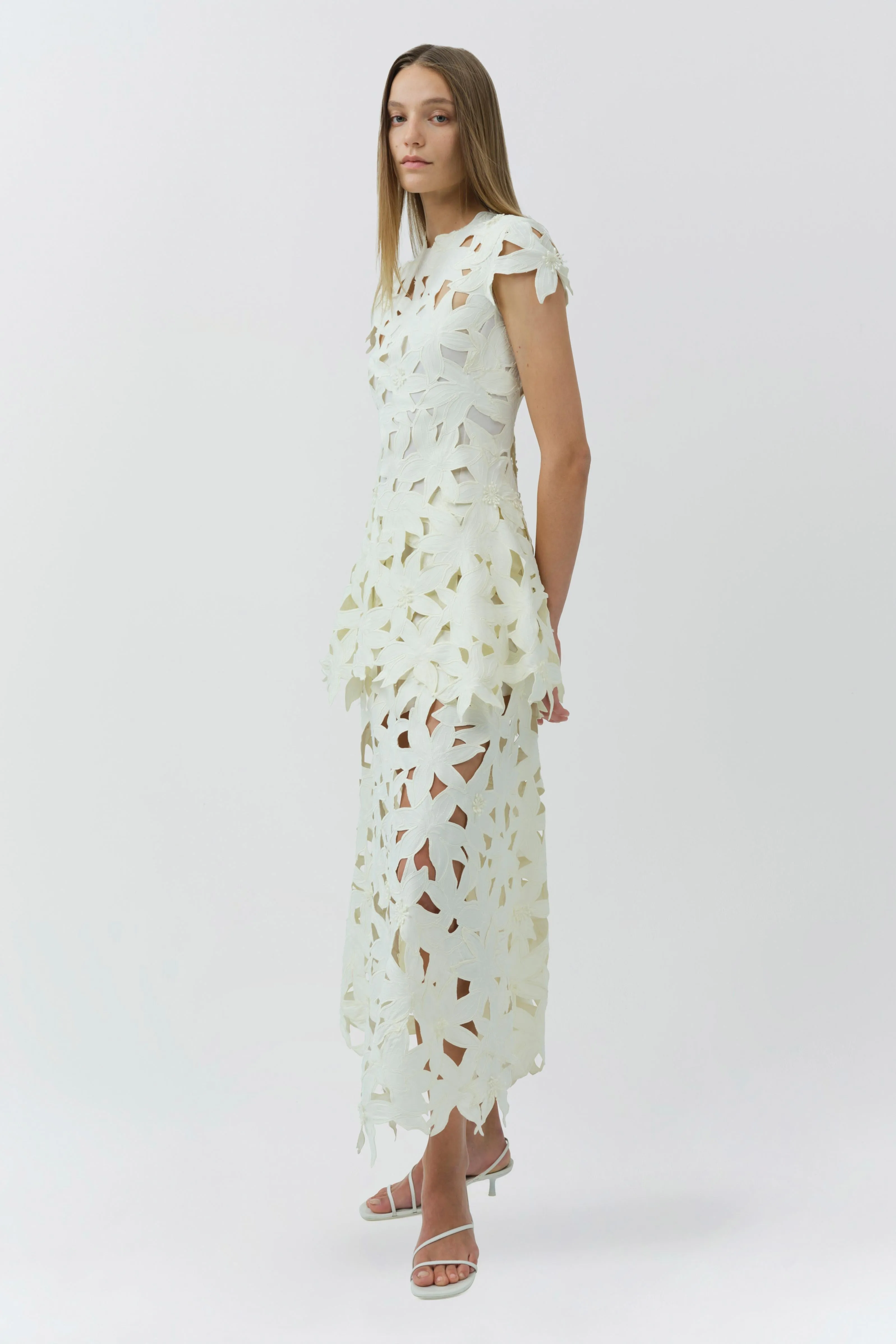 Neve Embroidered Cotton Midi Dress sold by Simkhai product image thumbnail 4