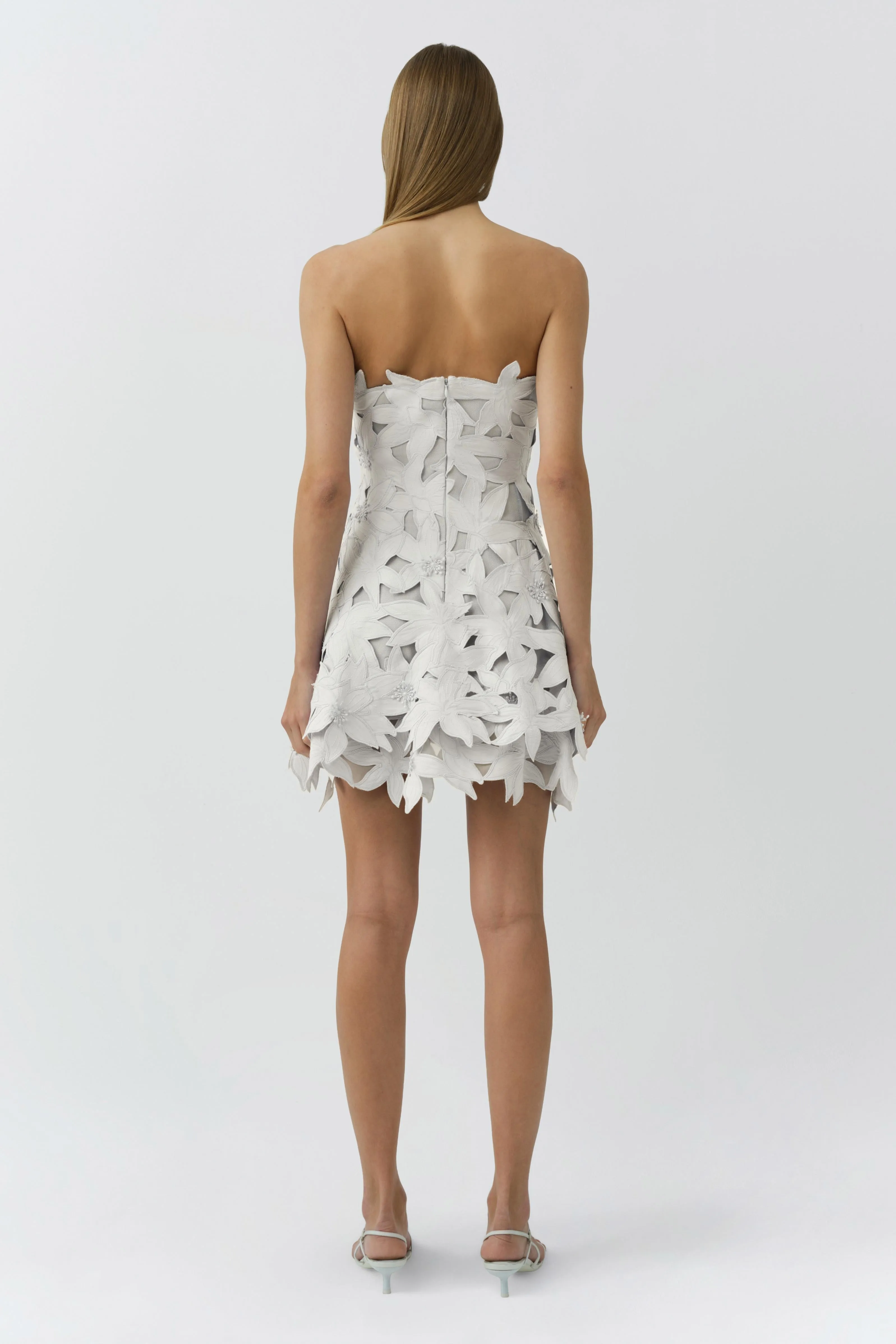 Miri Embroidered Cotton Bustier Mini Dress sold by Simkhai product image thumbnail 5